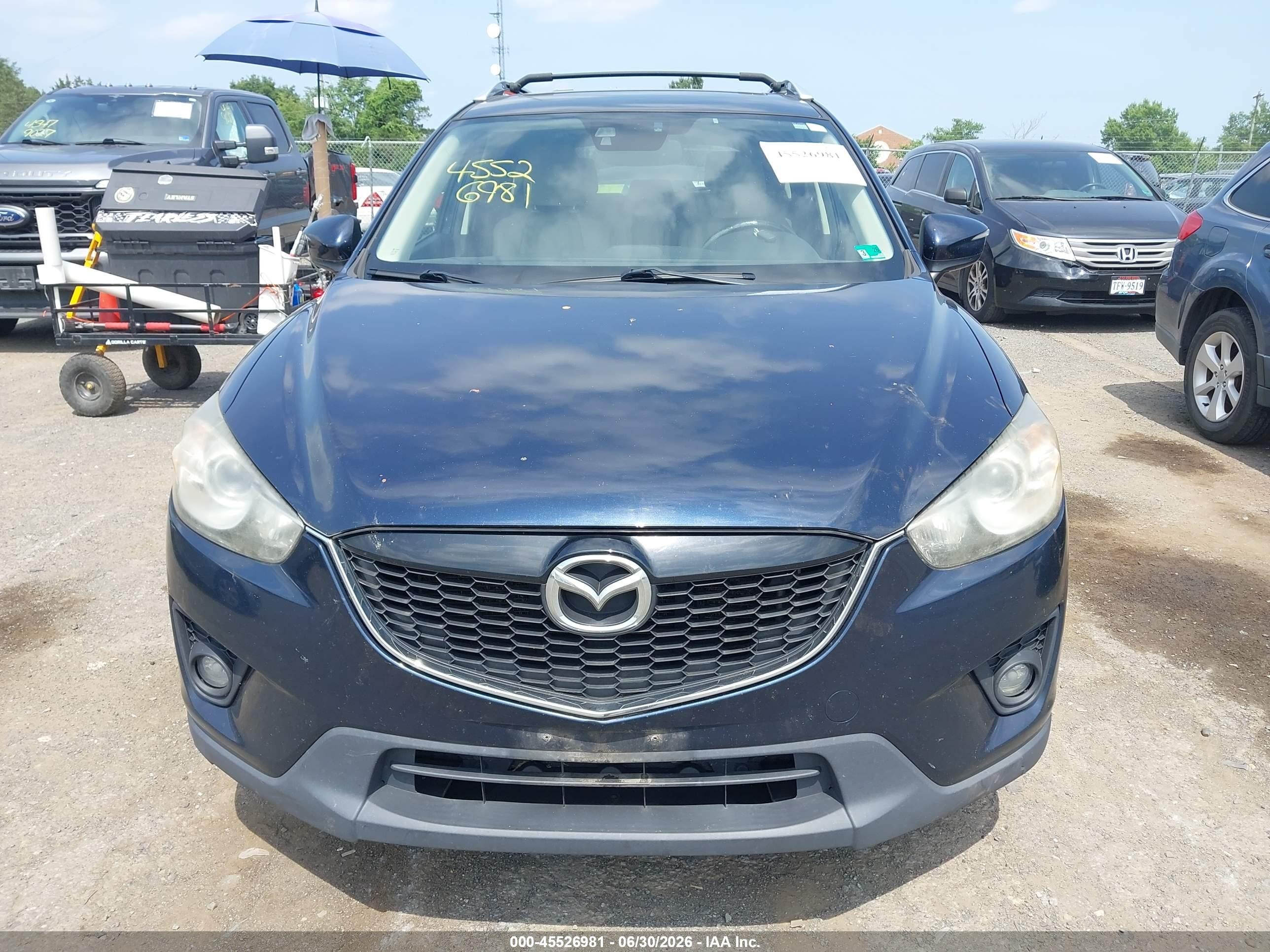 2015 Mazda Cx-5 Grand Touring Blue vin: JM3KE4DY4F0492470