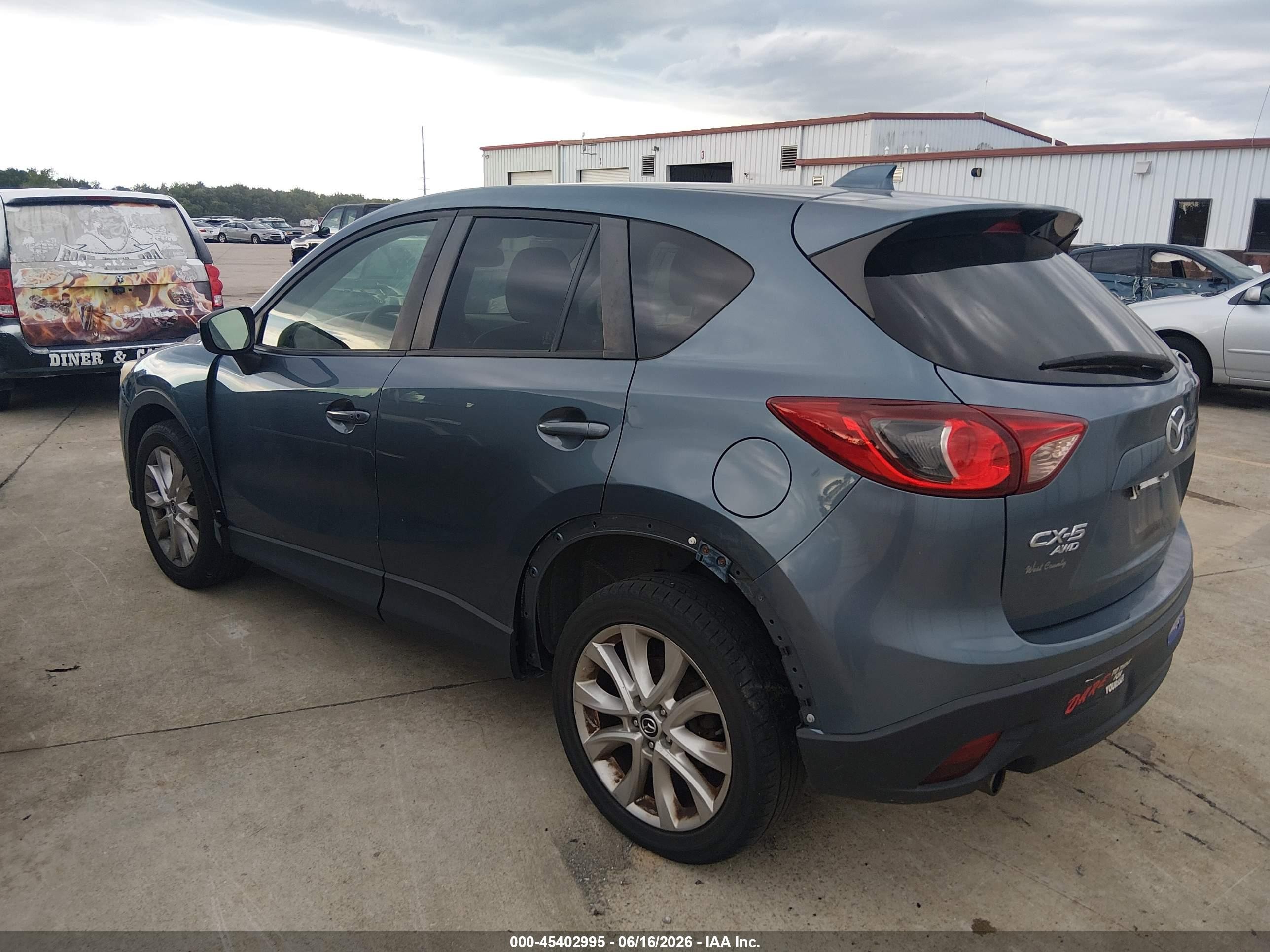 2015 Mazda Cx-5 Grand Touring Blue vin: JM3KE4DY4F0530926