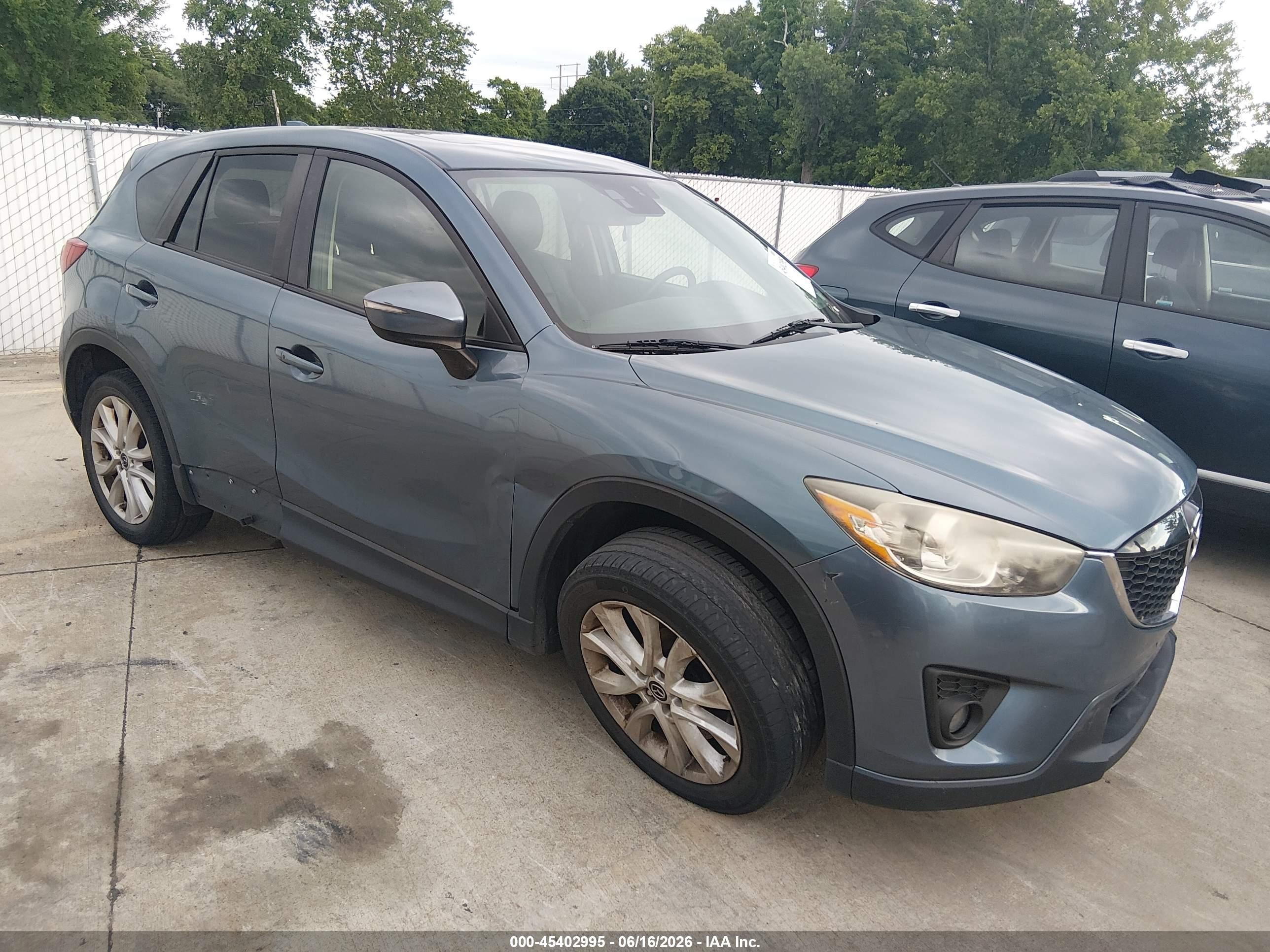 2015 Mazda Cx-5 Grand Touring Blue vin: JM3KE4DY4F0530926