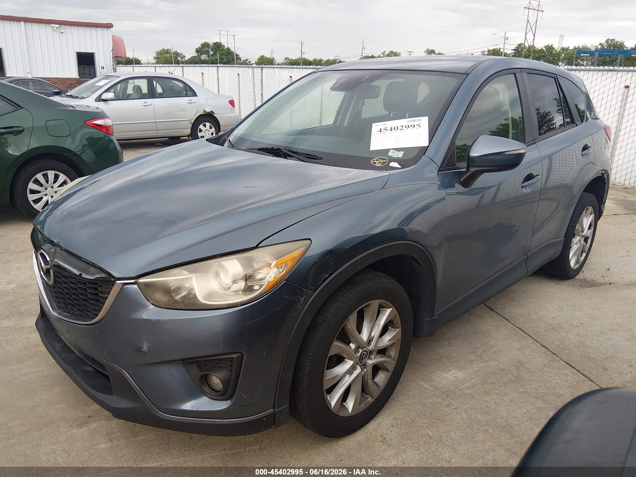 2015 Mazda Cx-5 Grand Touring Blue vin: JM3KE4DY4F0530926