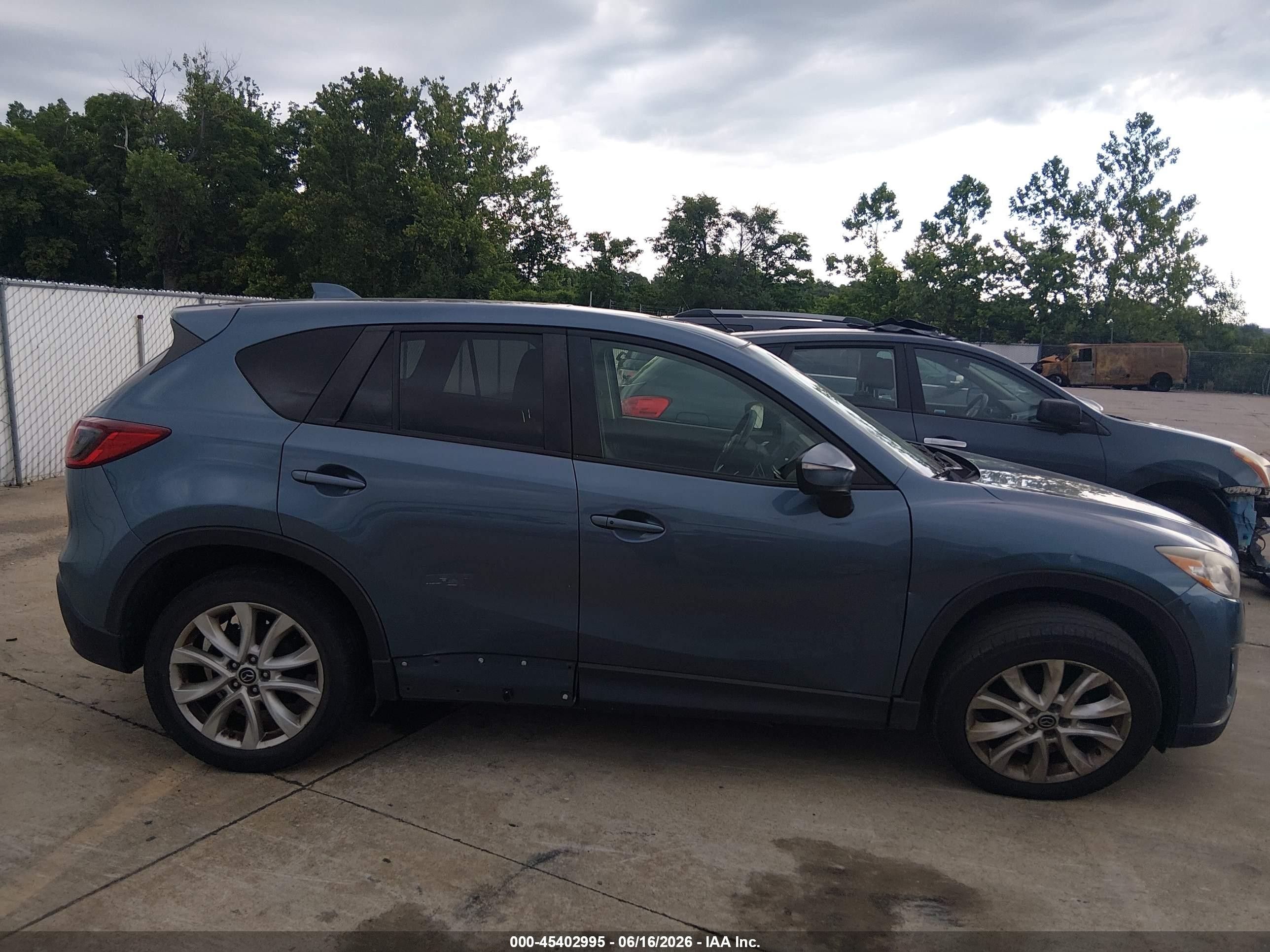 2015 Mazda Cx-5 Grand Touring Blue vin: JM3KE4DY4F0530926