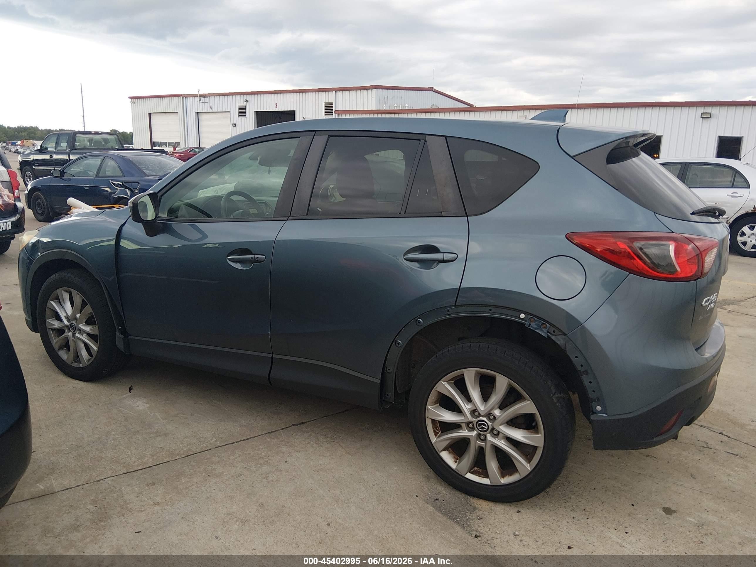 2015 Mazda Cx-5 Grand Touring Blue vin: JM3KE4DY4F0530926