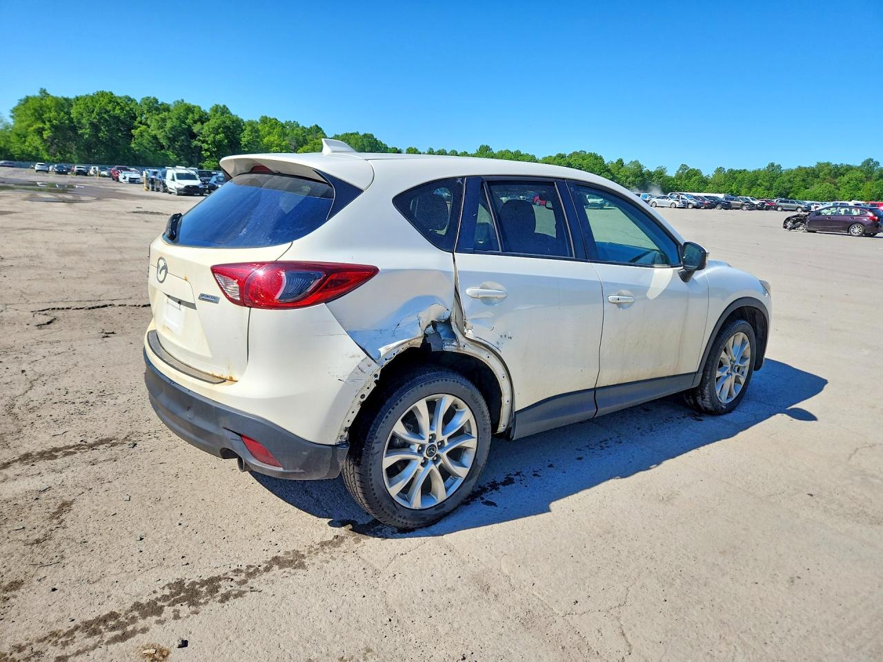 2015 Mazda Cx-5 Gt White vin: JM3KE4DY4F0533423