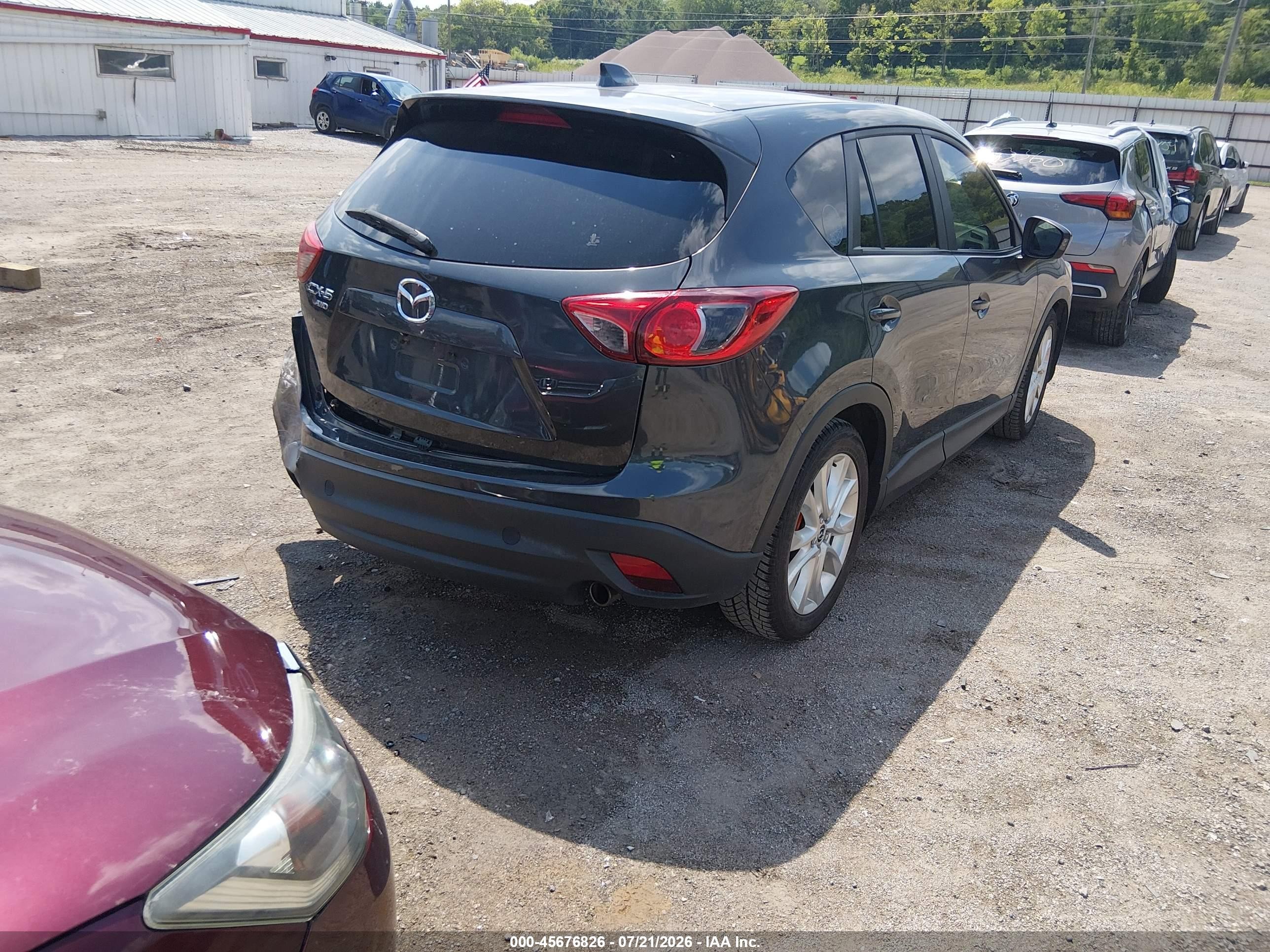 2014 Mazda Cx-5 Grand Touring Черный vin: JM3KE4DY5E0342186
