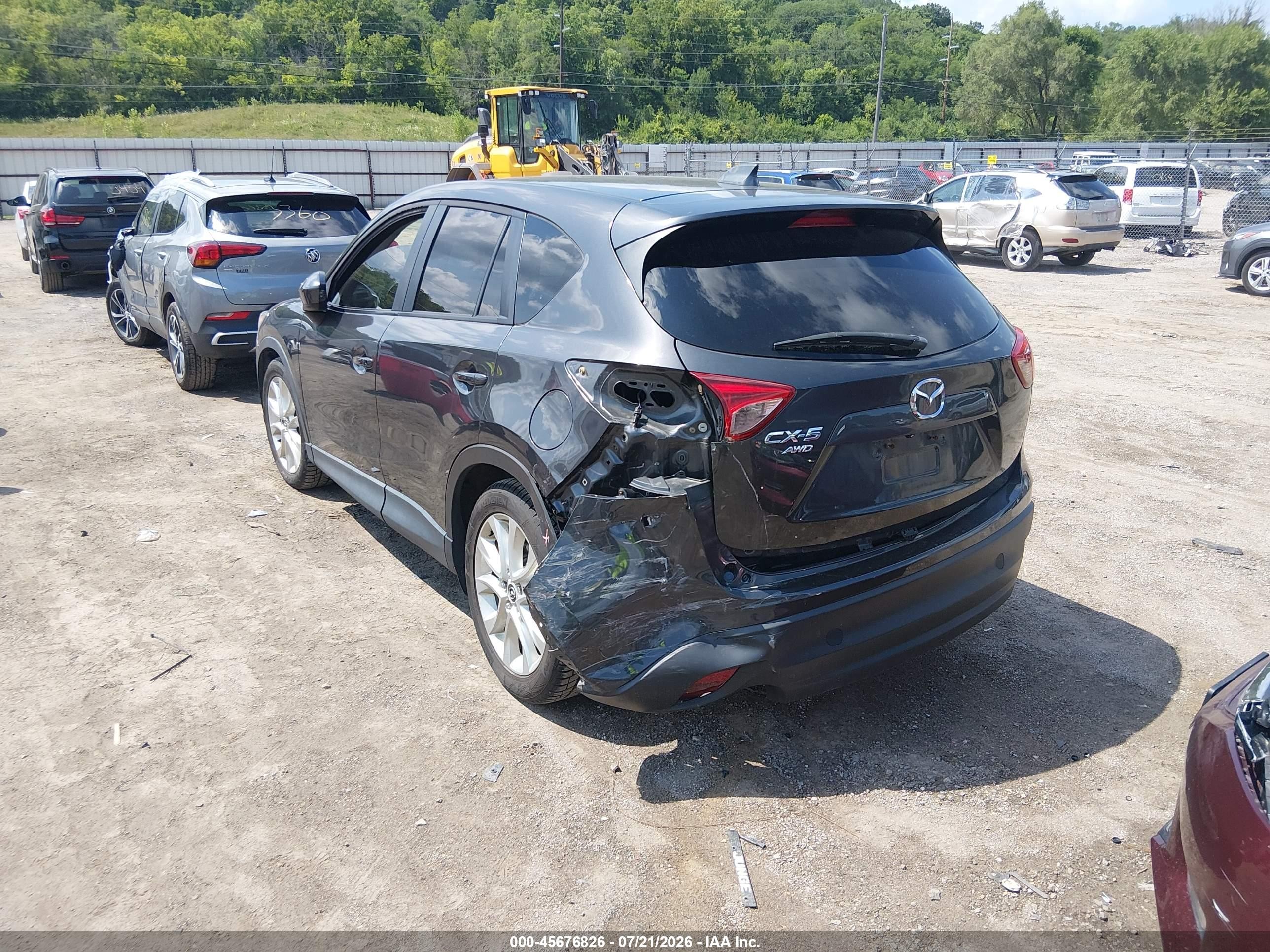 2014 Mazda Cx-5 Grand Touring Черный vin: JM3KE4DY5E0342186