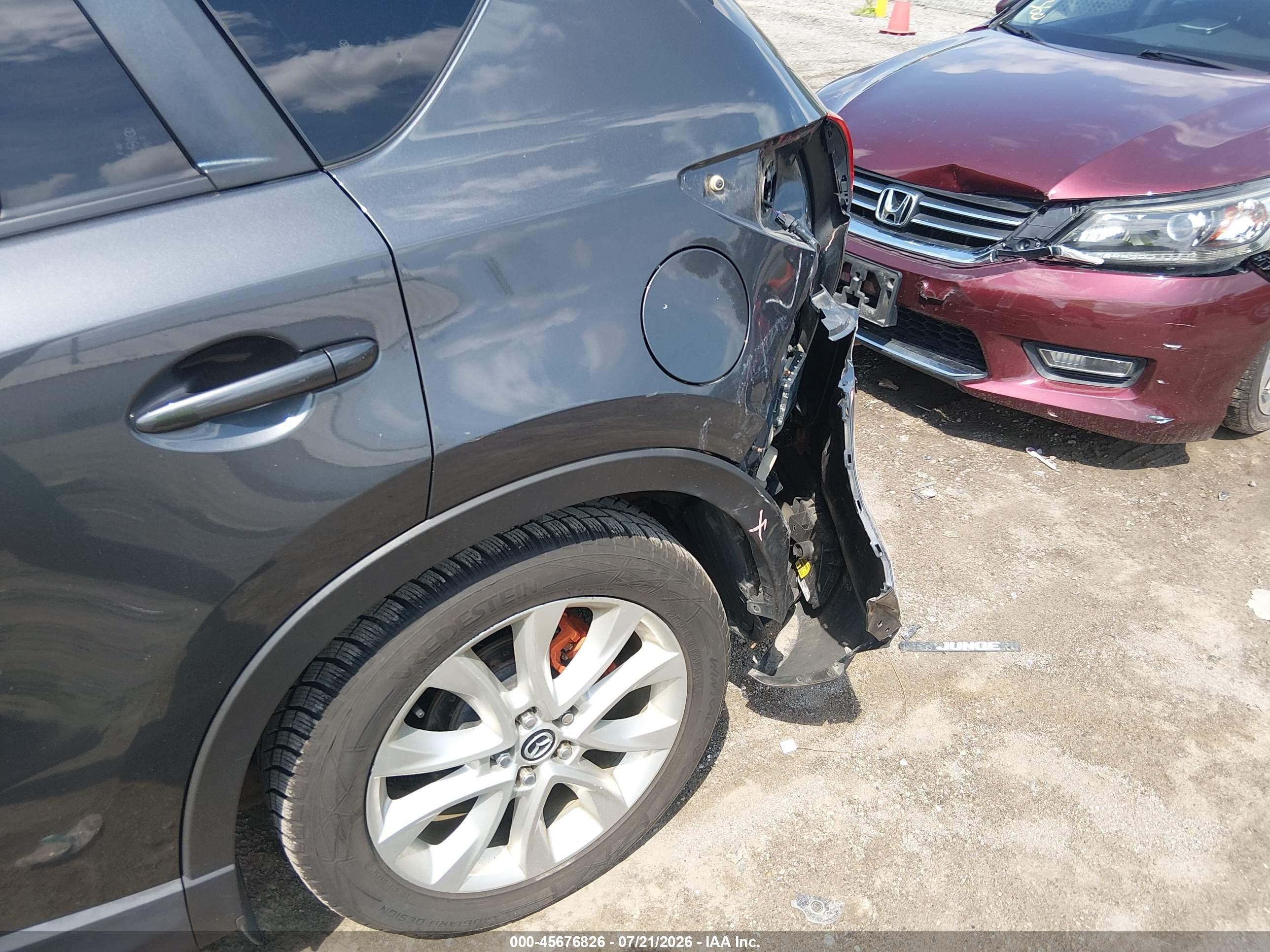 2014 Mazda Cx-5 Grand Touring Черный vin: JM3KE4DY5E0342186