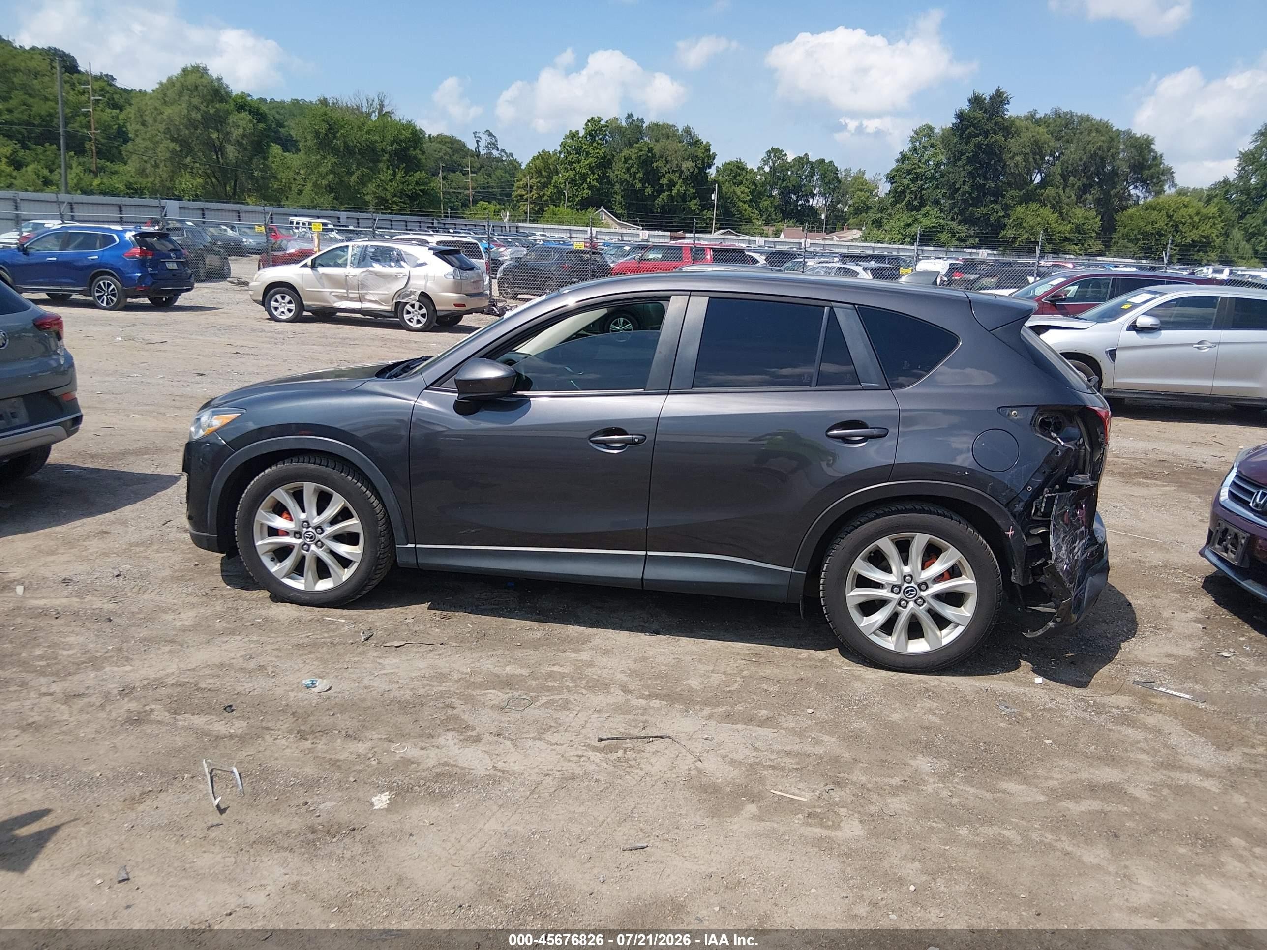2014 Mazda Cx-5 Grand Touring Черный vin: JM3KE4DY5E0342186