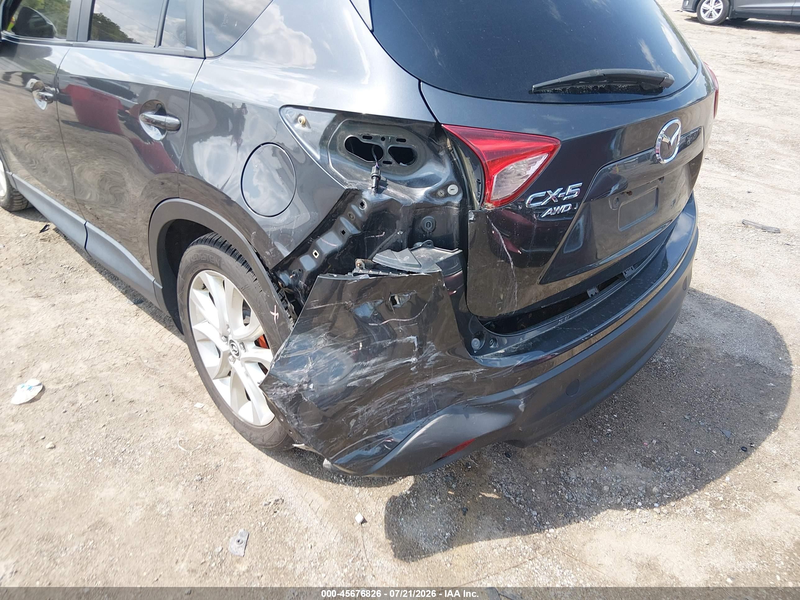 2014 Mazda Cx-5 Grand Touring Черный vin: JM3KE4DY5E0342186