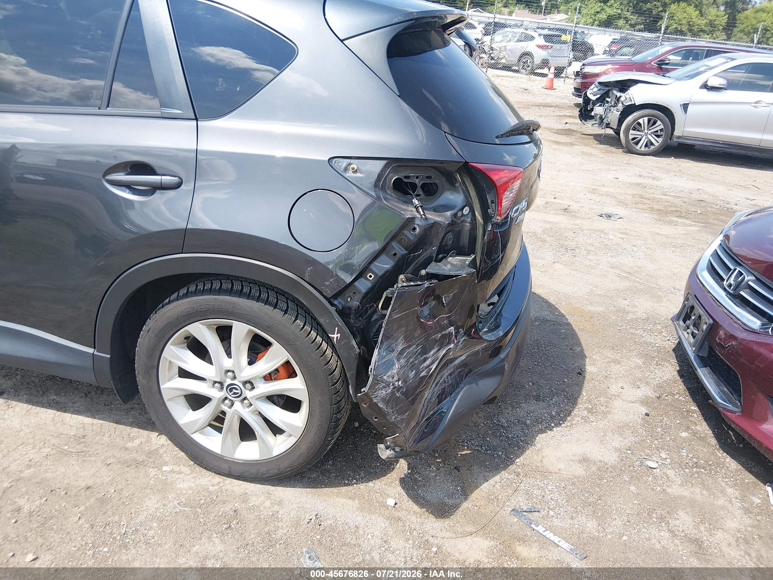 2014 Mazda Cx-5 Grand Touring Черный vin: JM3KE4DY5E0342186