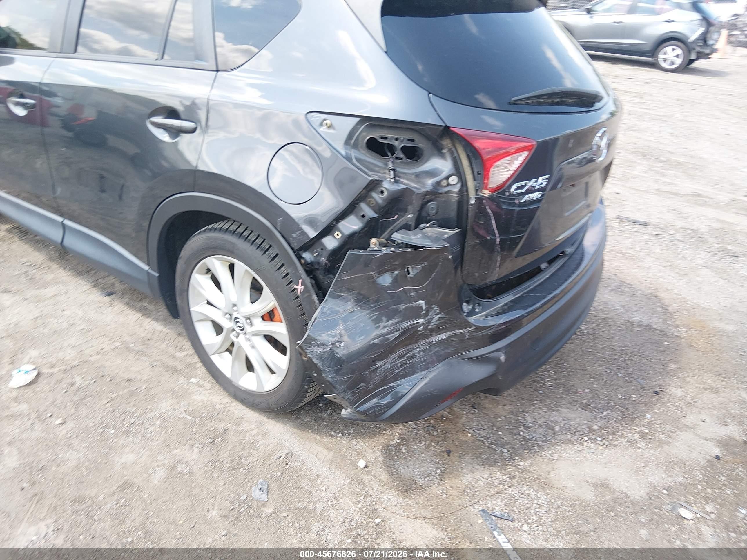 2014 Mazda Cx-5 Grand Touring Черный vin: JM3KE4DY5E0342186
