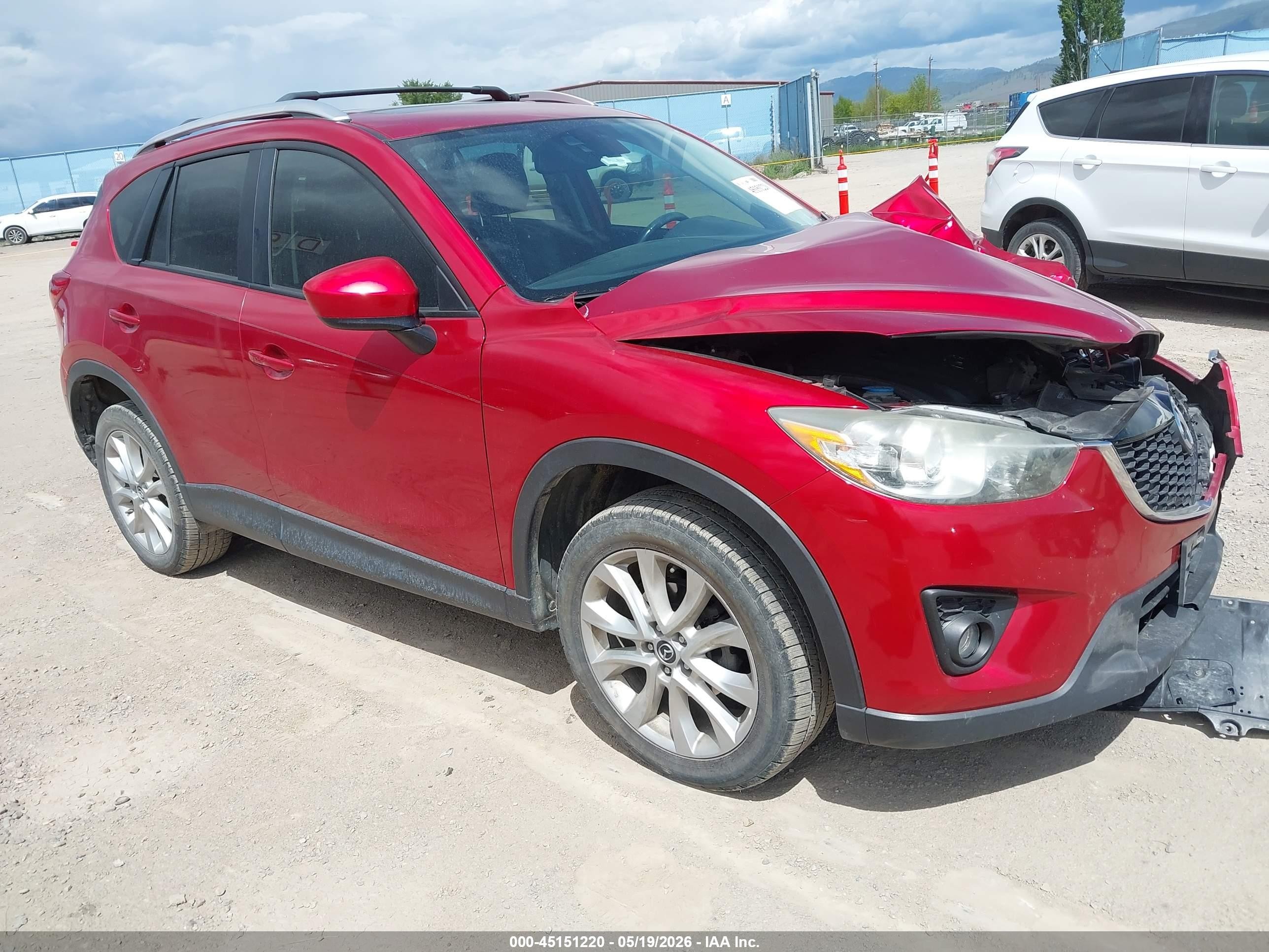 2014 Mazda Cx-5 Grand Touring Red vin: JM3KE4DY5E0356895