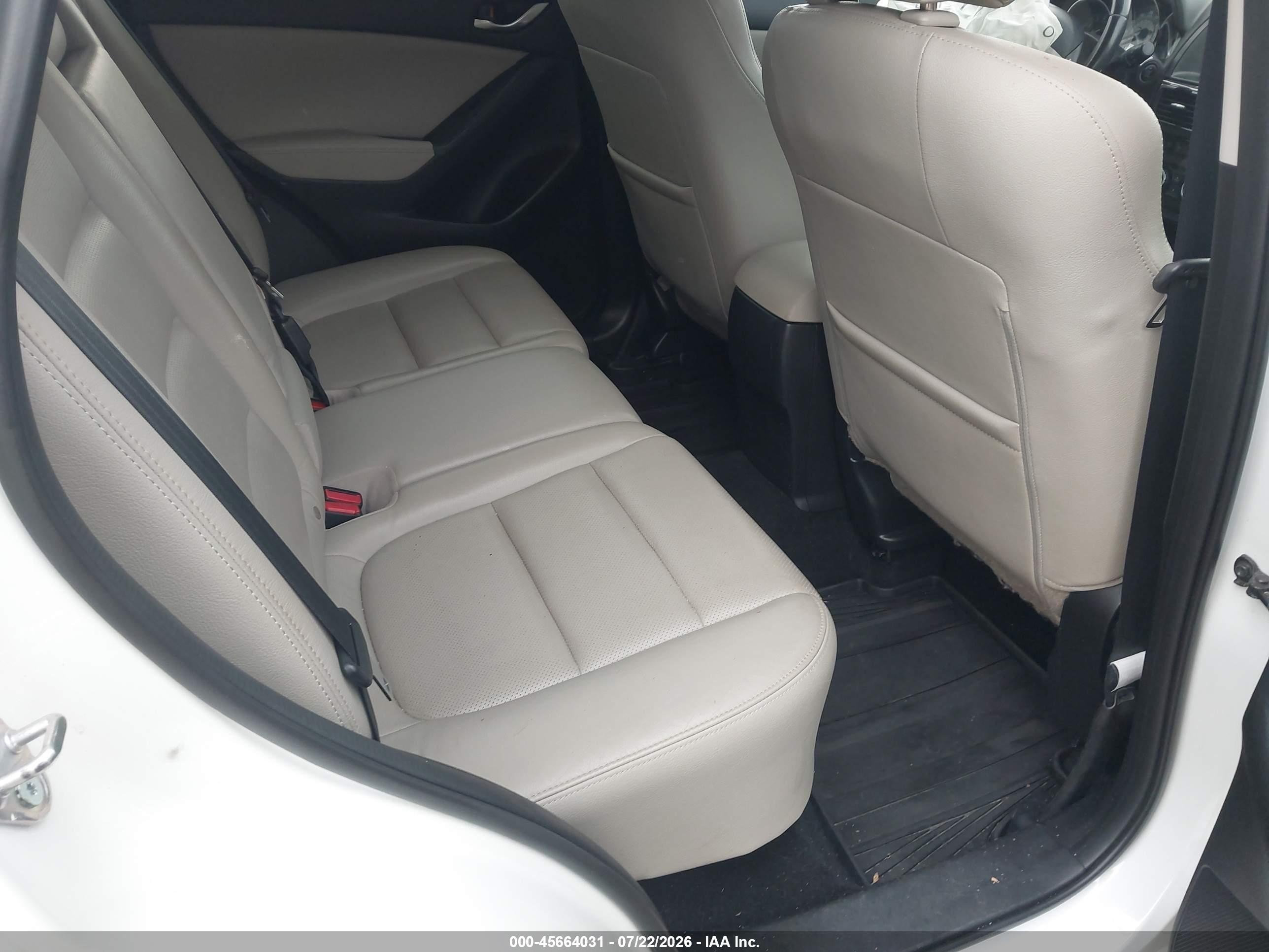 2014 Mazda Cx-5 Grand Touring White vin: JM3KE4DY5E0357724