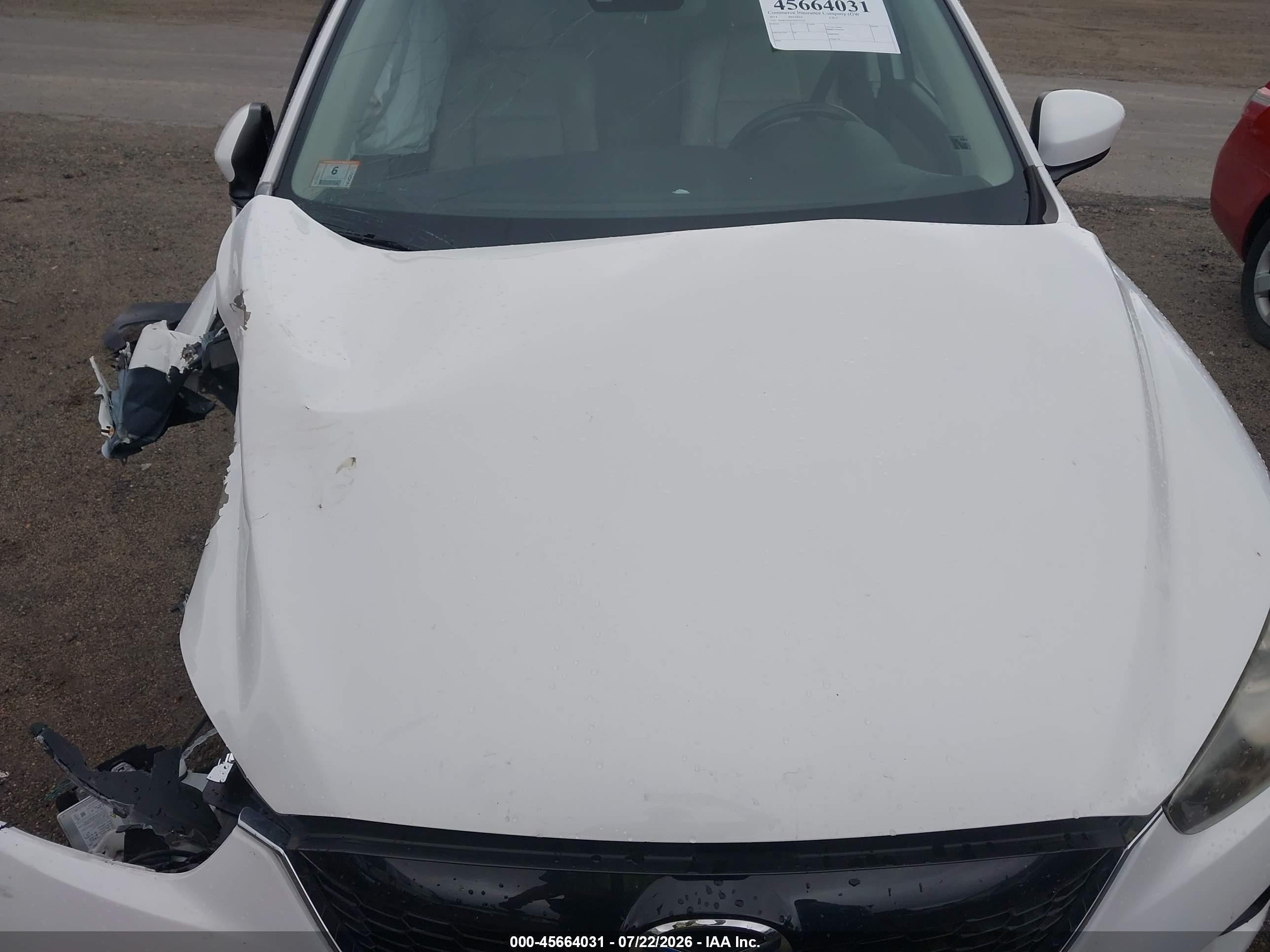 2014 Mazda Cx-5 Grand Touring White vin: JM3KE4DY5E0357724