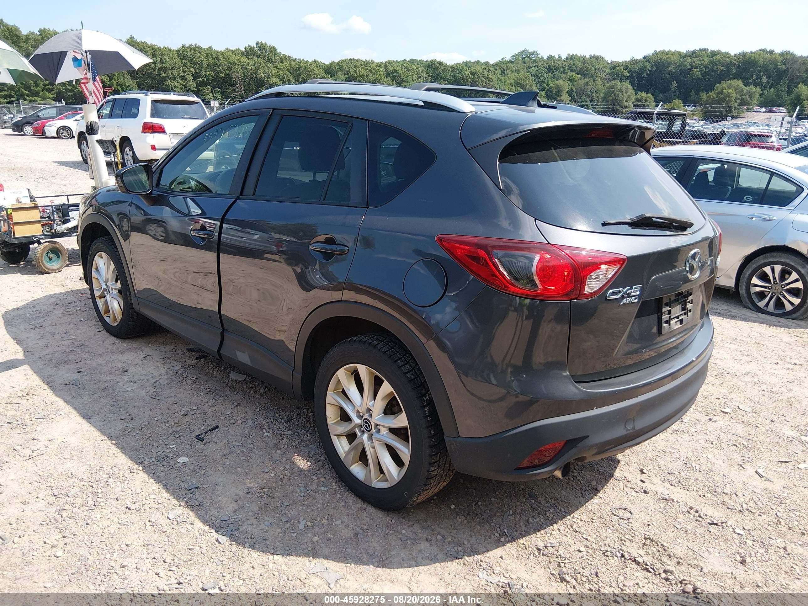 2014 Mazda Cx-5 Grand Touring Серый vin: JM3KE4DY5E0364172