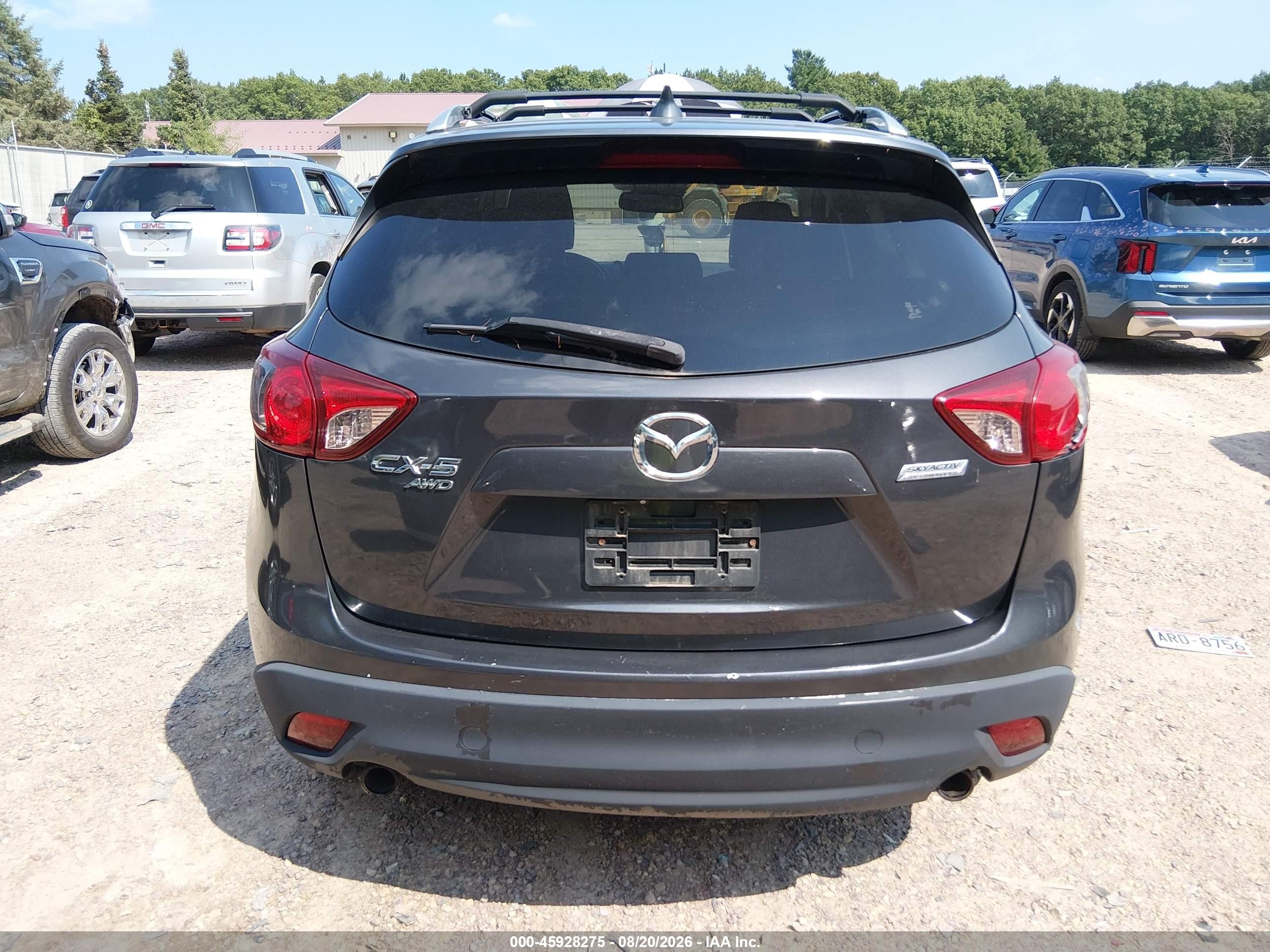 2014 Mazda Cx-5 Grand Touring Серый vin: JM3KE4DY5E0364172