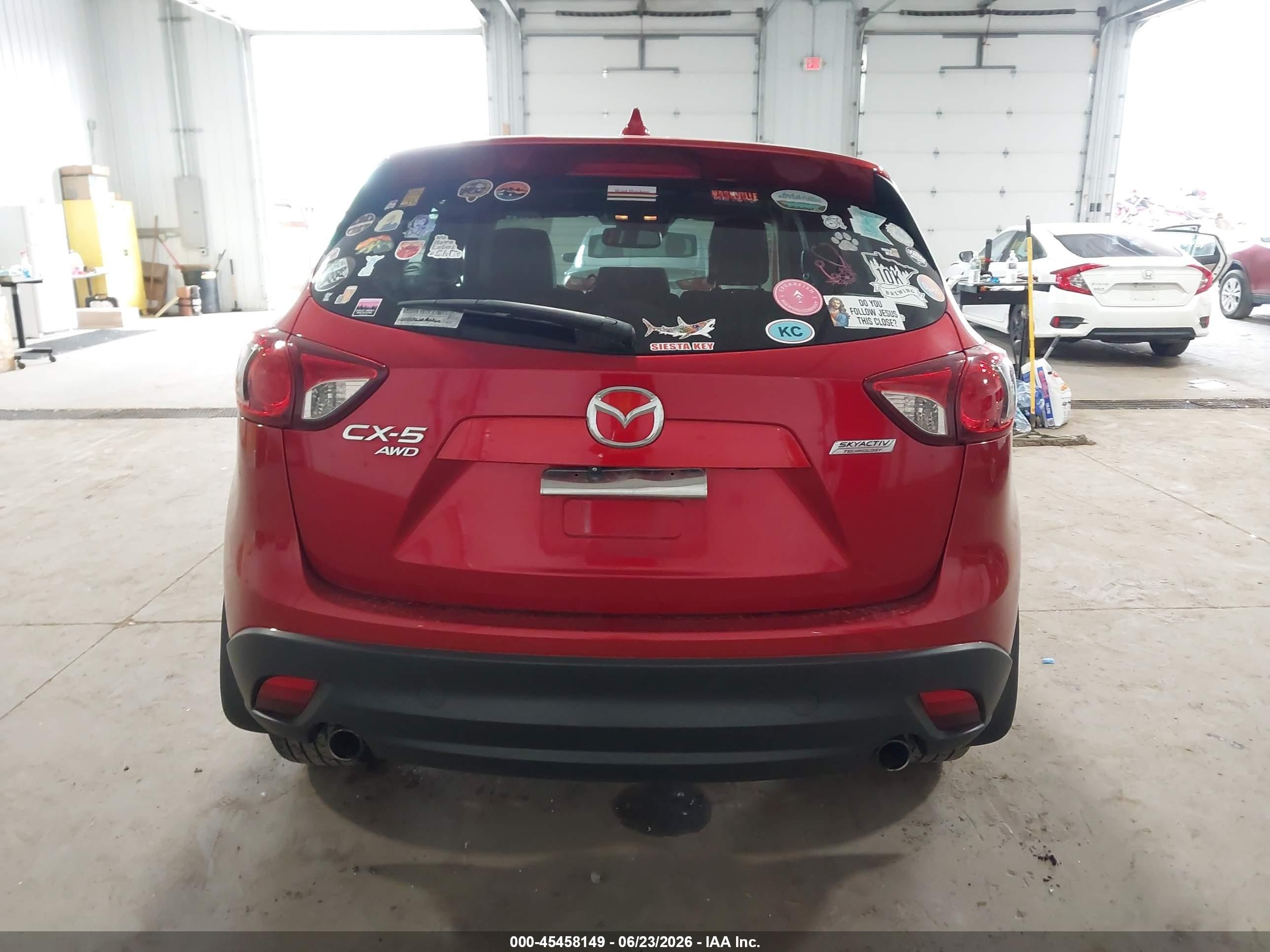 2014 Mazda Cx-5 Grand Touring Red vin: JM3KE4DY5E0370974