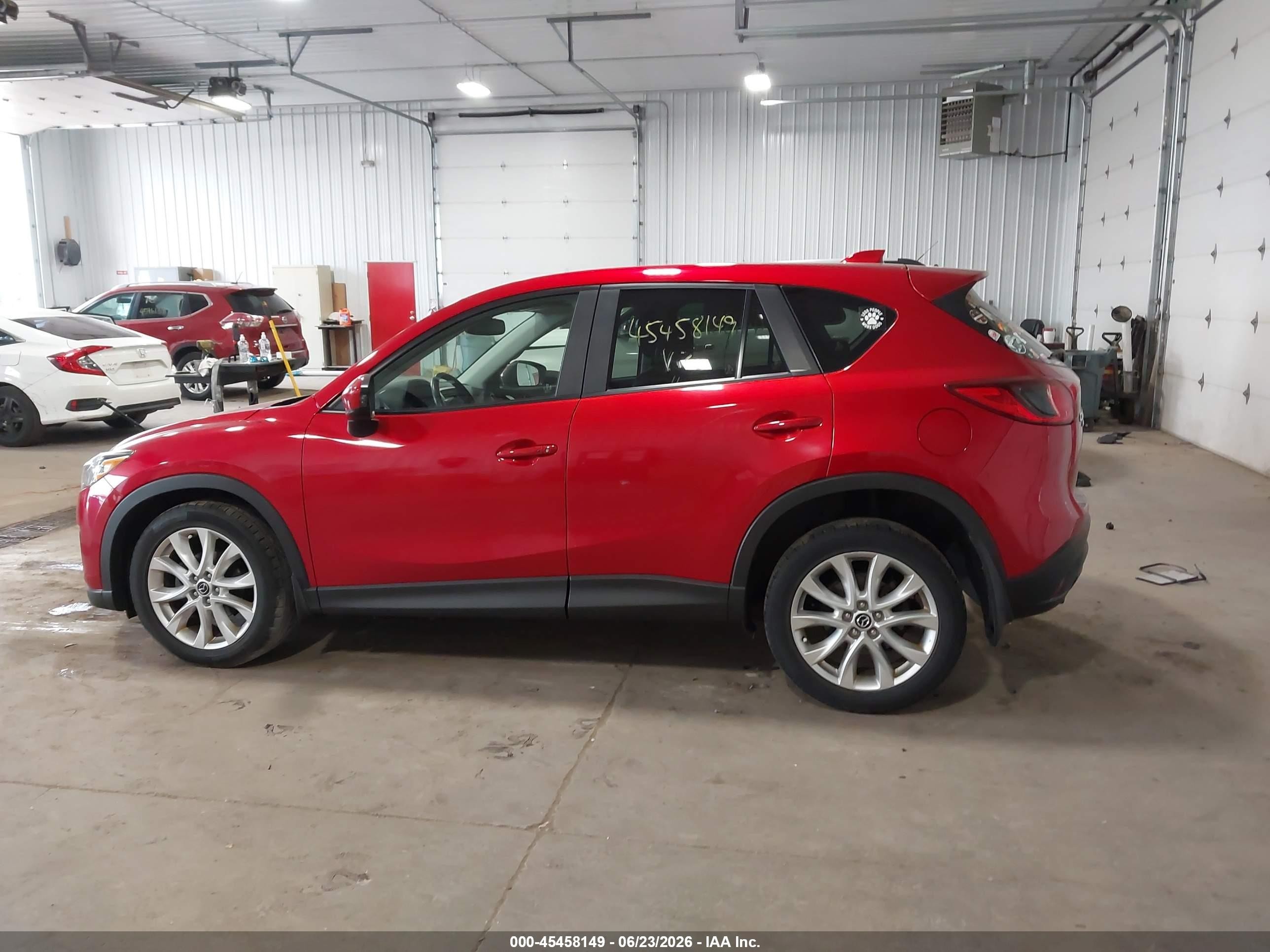 2014 Mazda Cx-5 Grand Touring Red vin: JM3KE4DY5E0370974