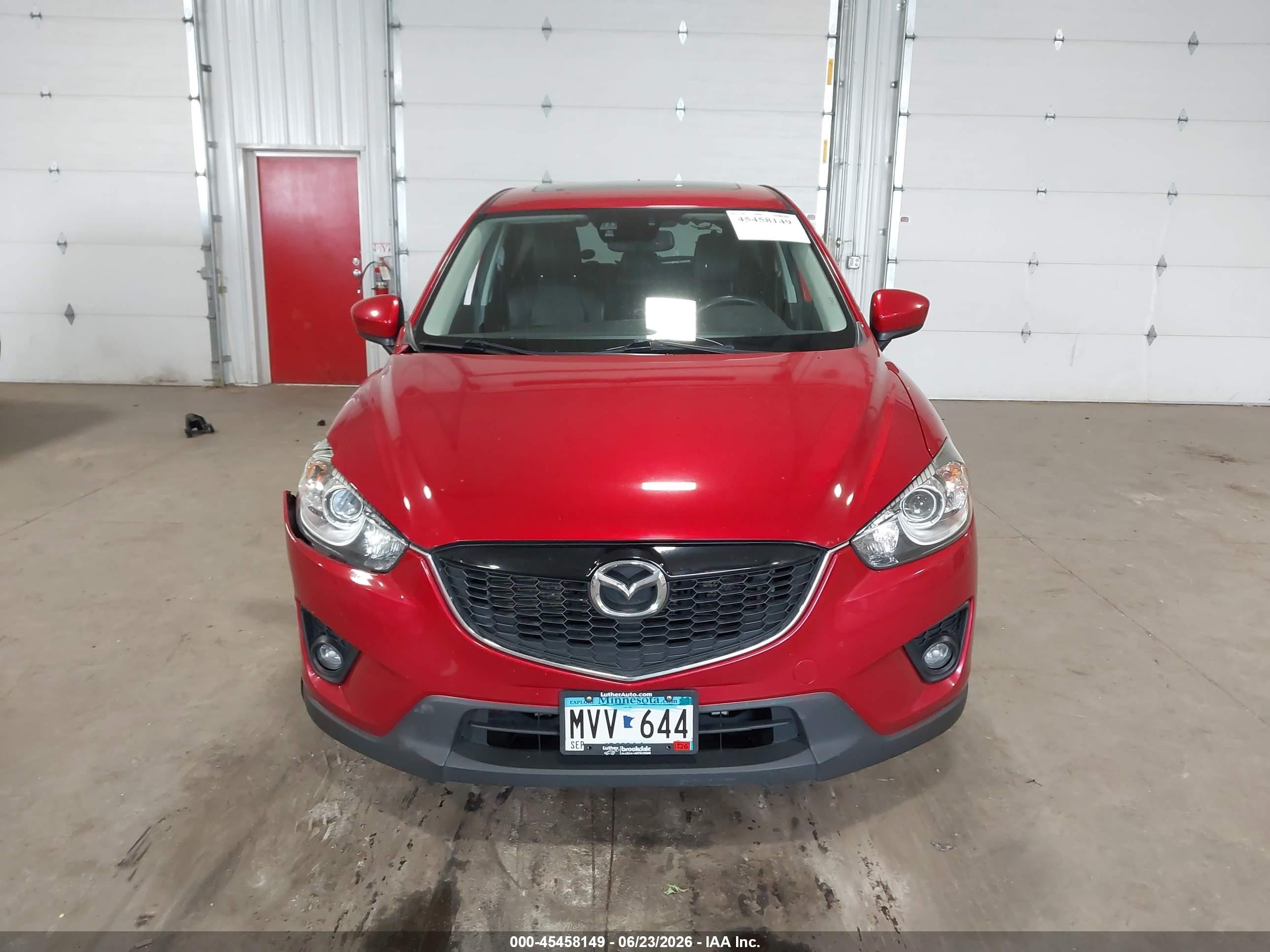 2014 Mazda Cx-5 Grand Touring Red vin: JM3KE4DY5E0370974
