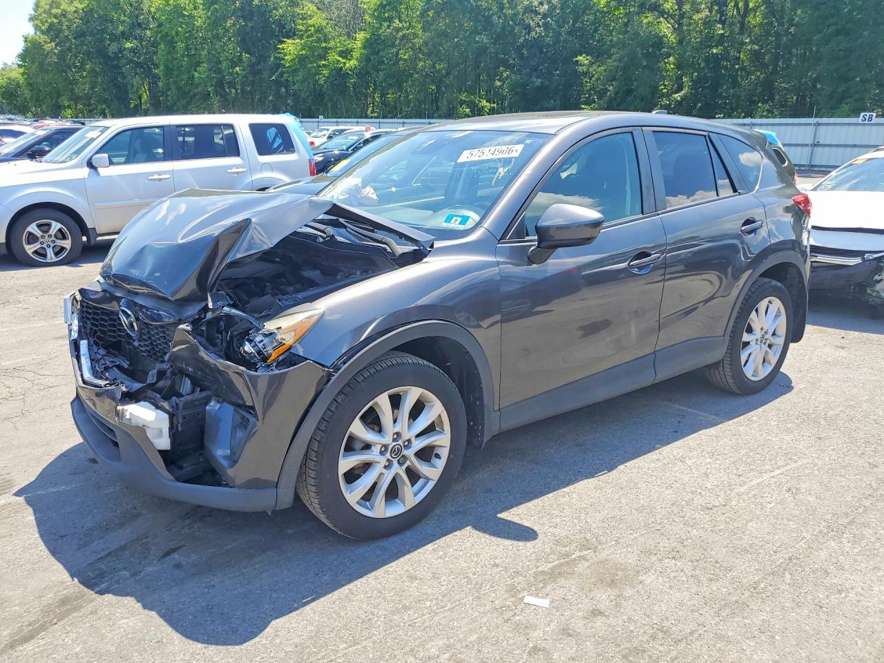 2014 Mazda Cx-5 Gt Серый vin: JM3KE4DY5E0397267