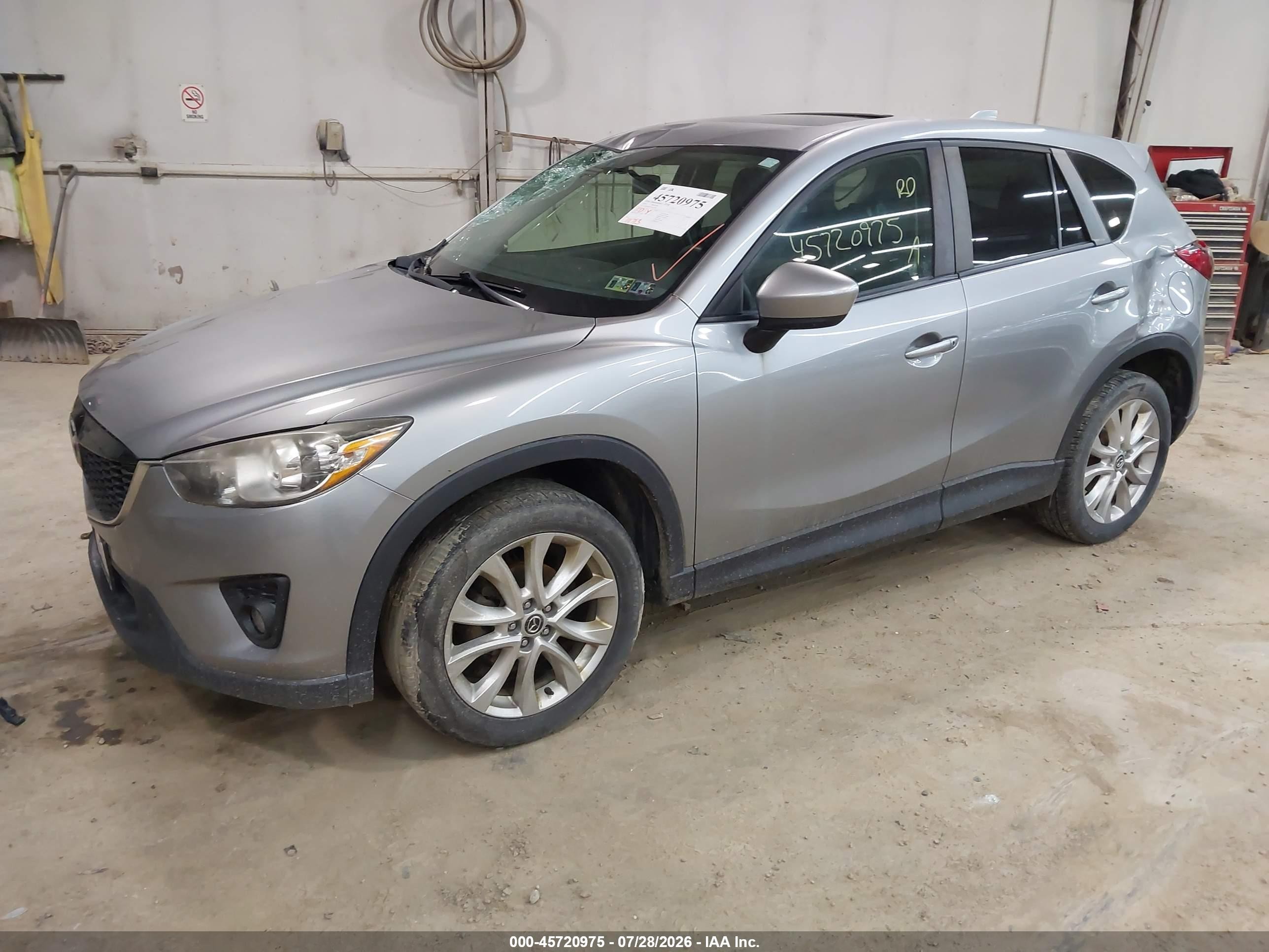 2014 Mazda Cx-5 Grand Touring Серебряный vin: JM3KE4DY5E0421891