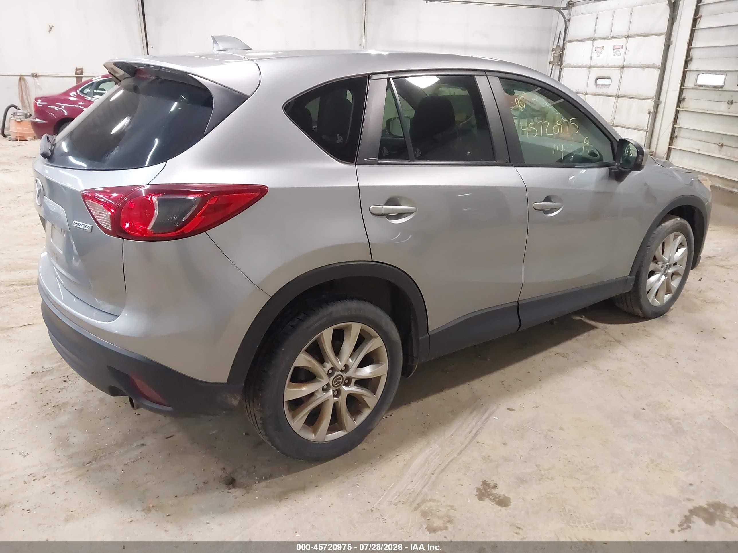 2014 Mazda Cx-5 Grand Touring Серебряный vin: JM3KE4DY5E0421891