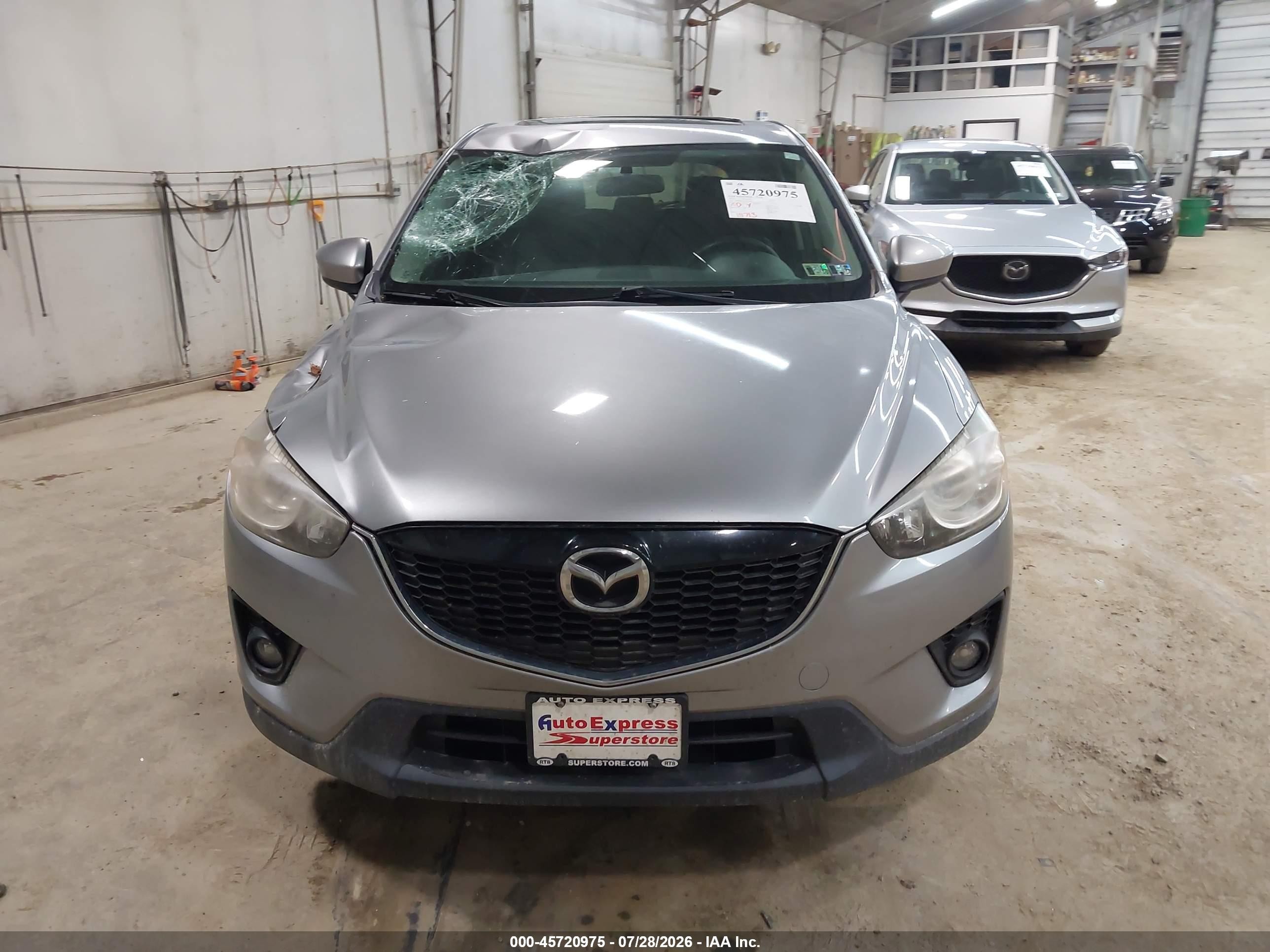 2014 Mazda Cx-5 Grand Touring Серебряный vin: JM3KE4DY5E0421891