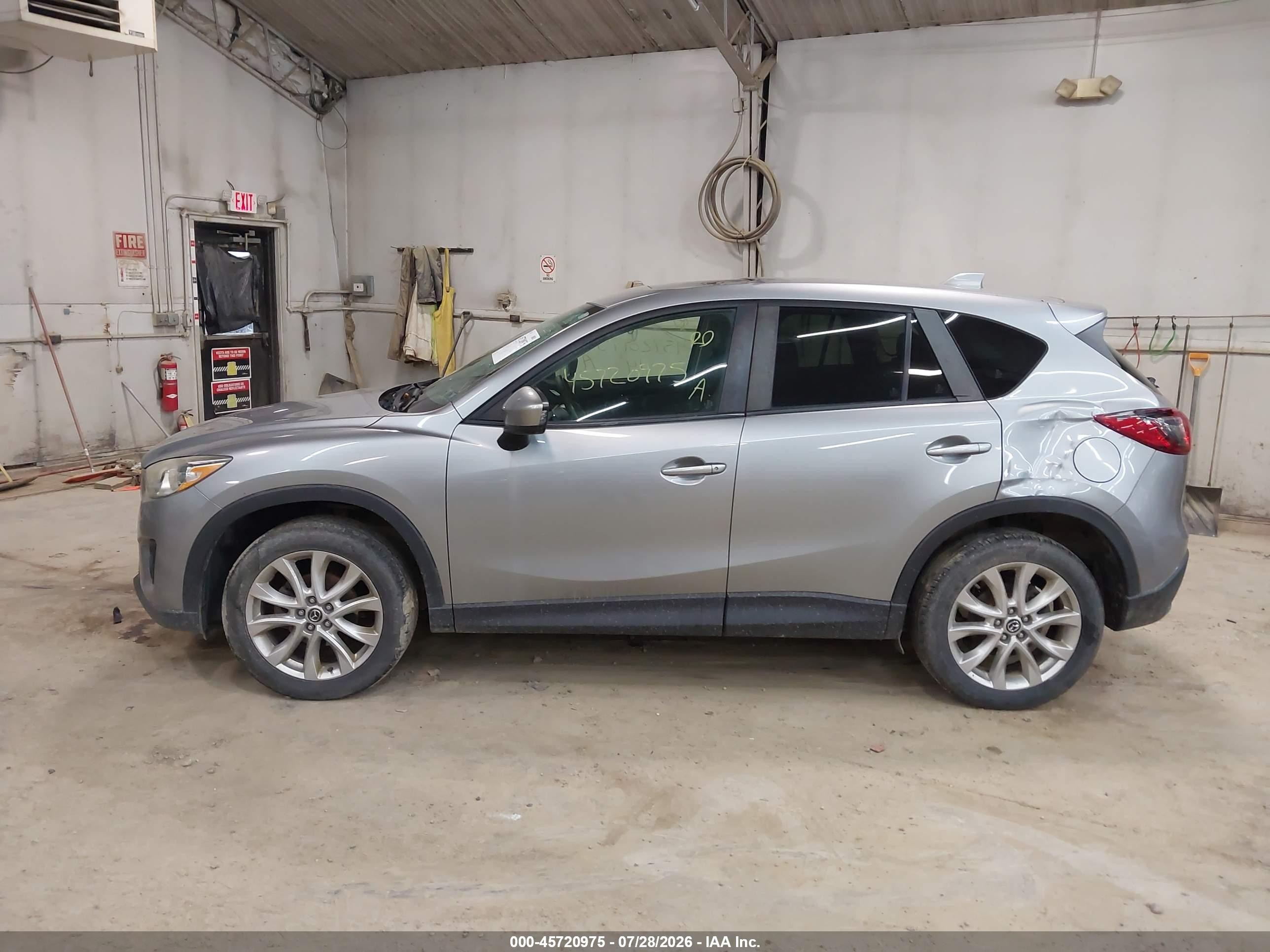 2014 Mazda Cx-5 Grand Touring Серебряный vin: JM3KE4DY5E0421891