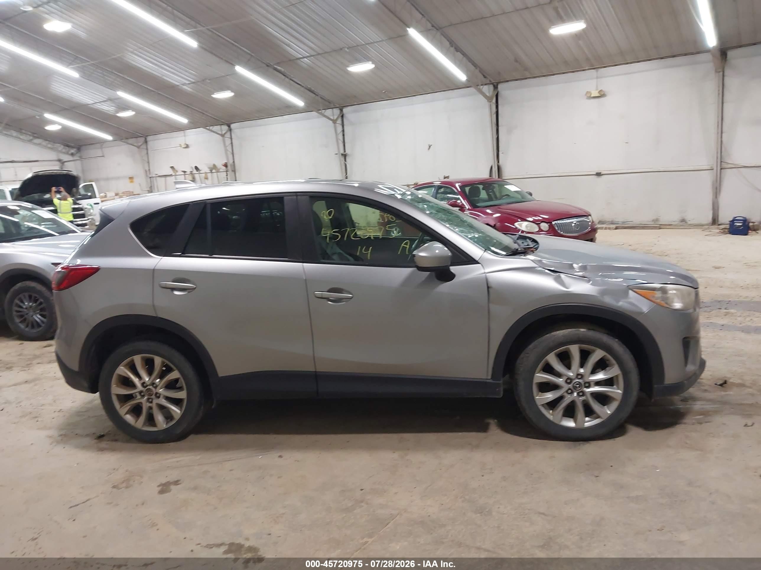 2014 Mazda Cx-5 Grand Touring Серебряный vin: JM3KE4DY5E0421891