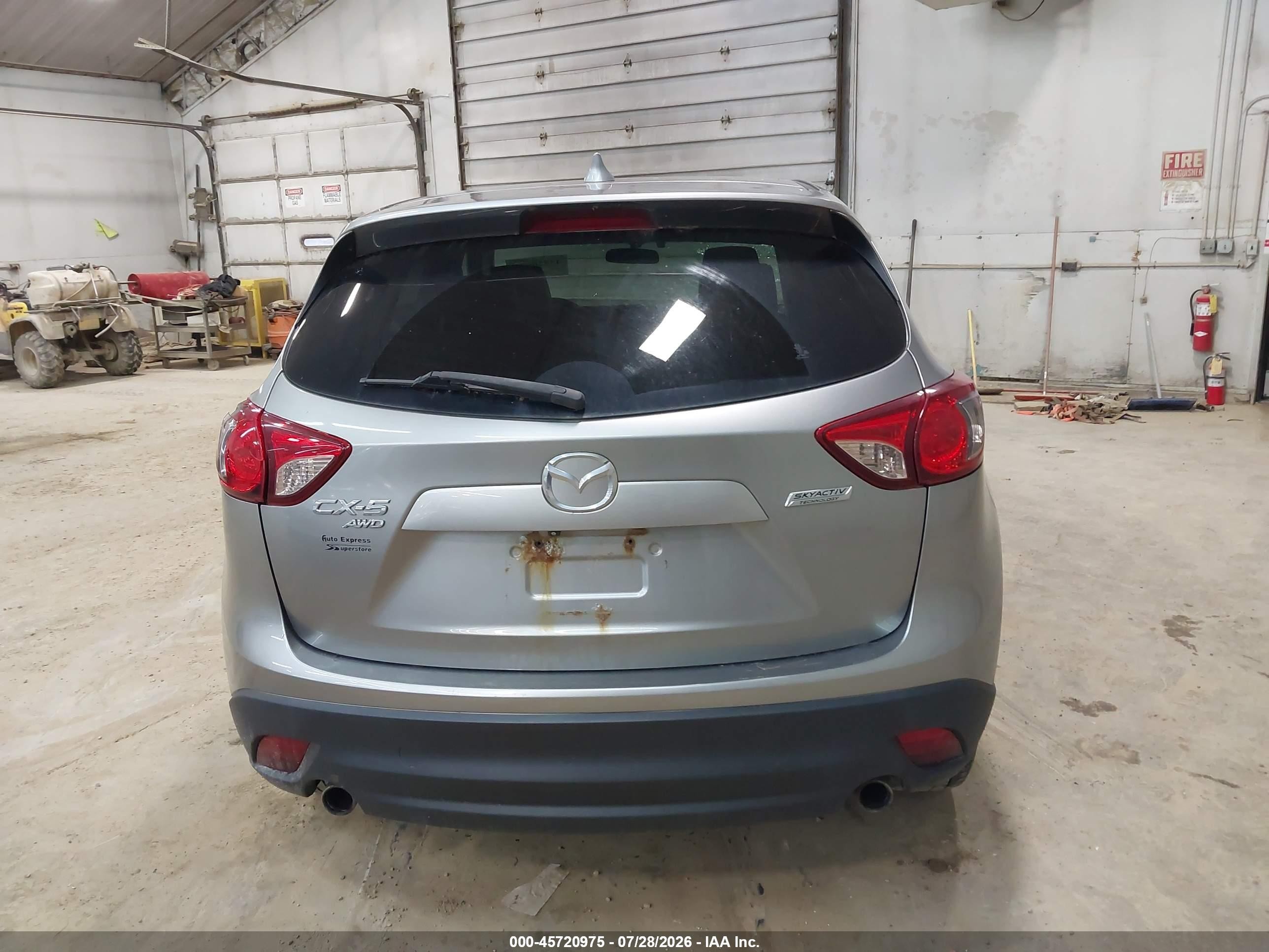 2014 Mazda Cx-5 Grand Touring Серебряный vin: JM3KE4DY5E0421891