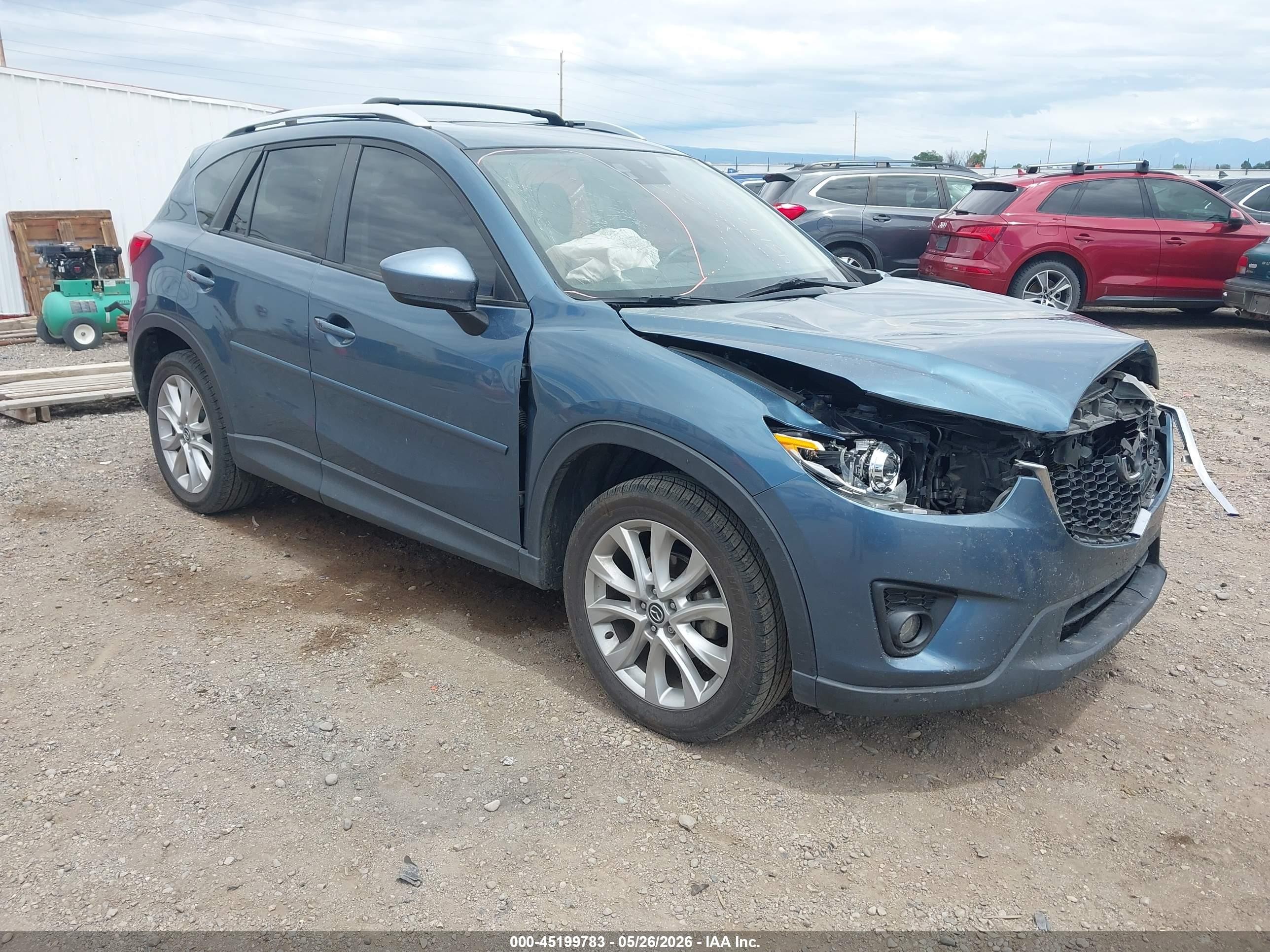 2015 Mazda Cx-5 Grand Touring Blue vin: JM3KE4DY5F0454794