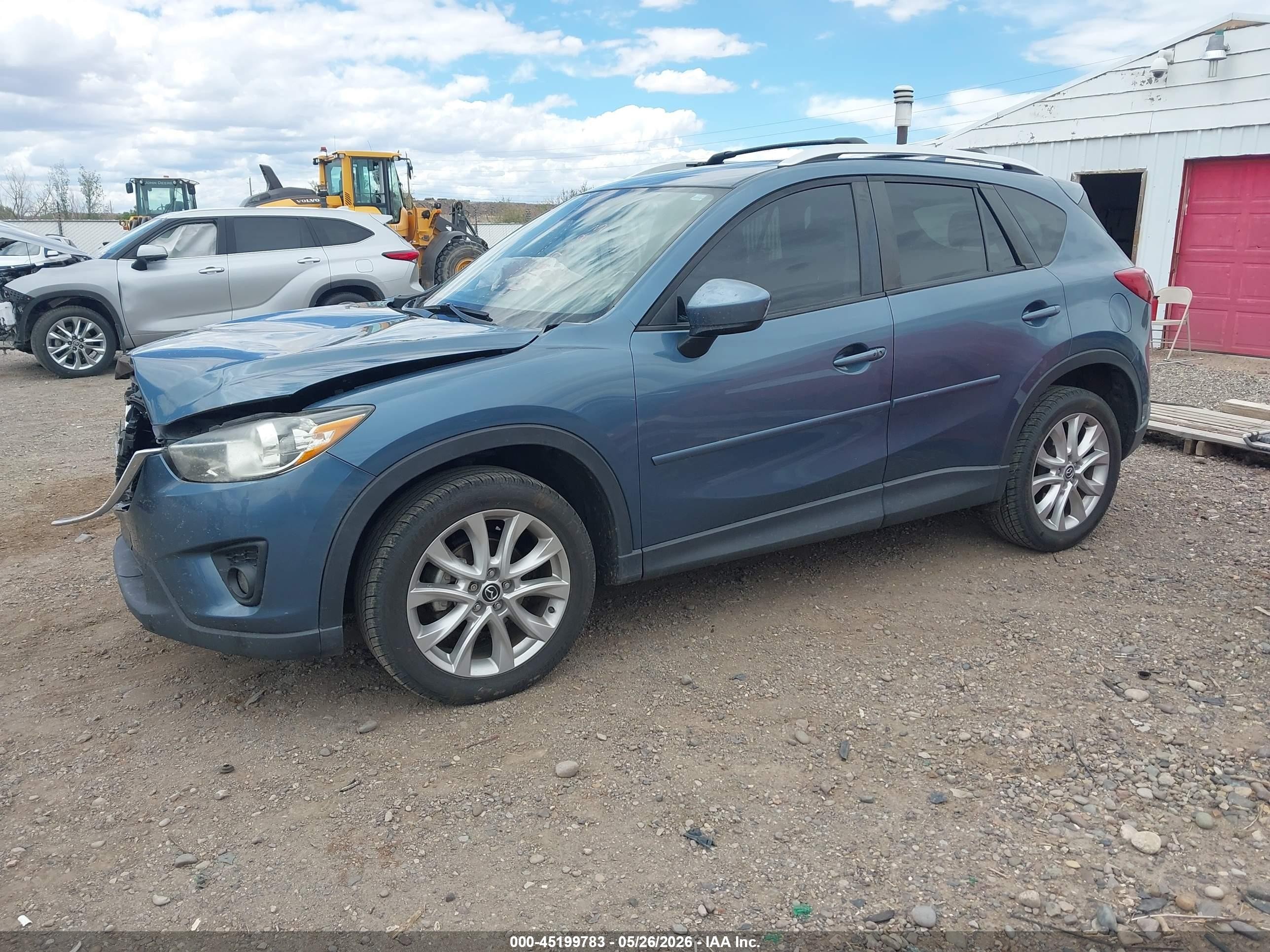 2015 Mazda Cx-5 Grand Touring Blue vin: JM3KE4DY5F0454794