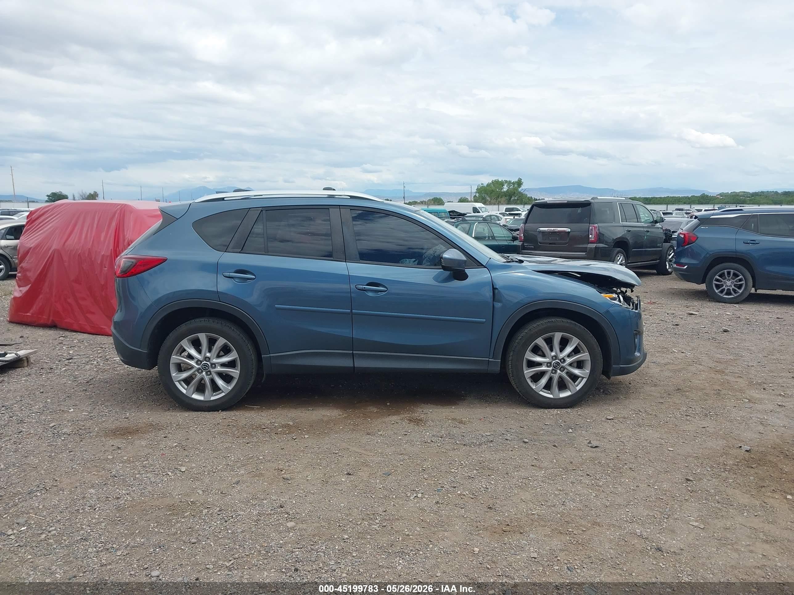 2015 Mazda Cx-5 Grand Touring Blue vin: JM3KE4DY5F0454794