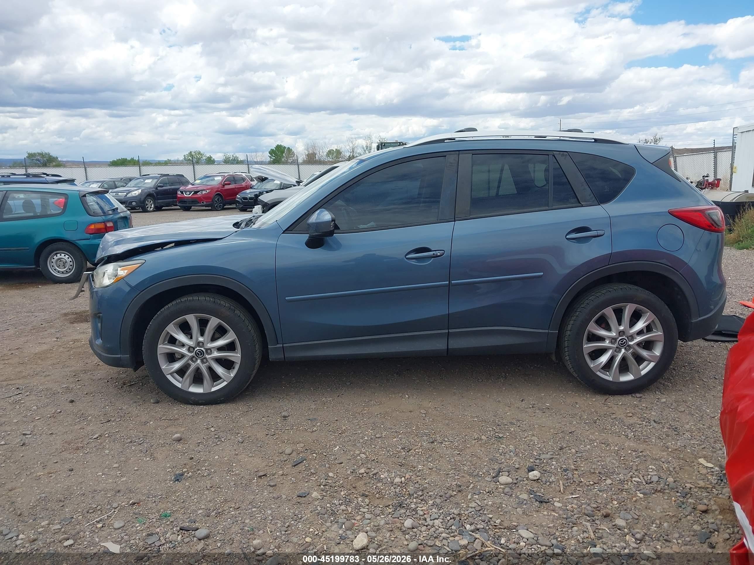2015 Mazda Cx-5 Grand Touring Blue vin: JM3KE4DY5F0454794