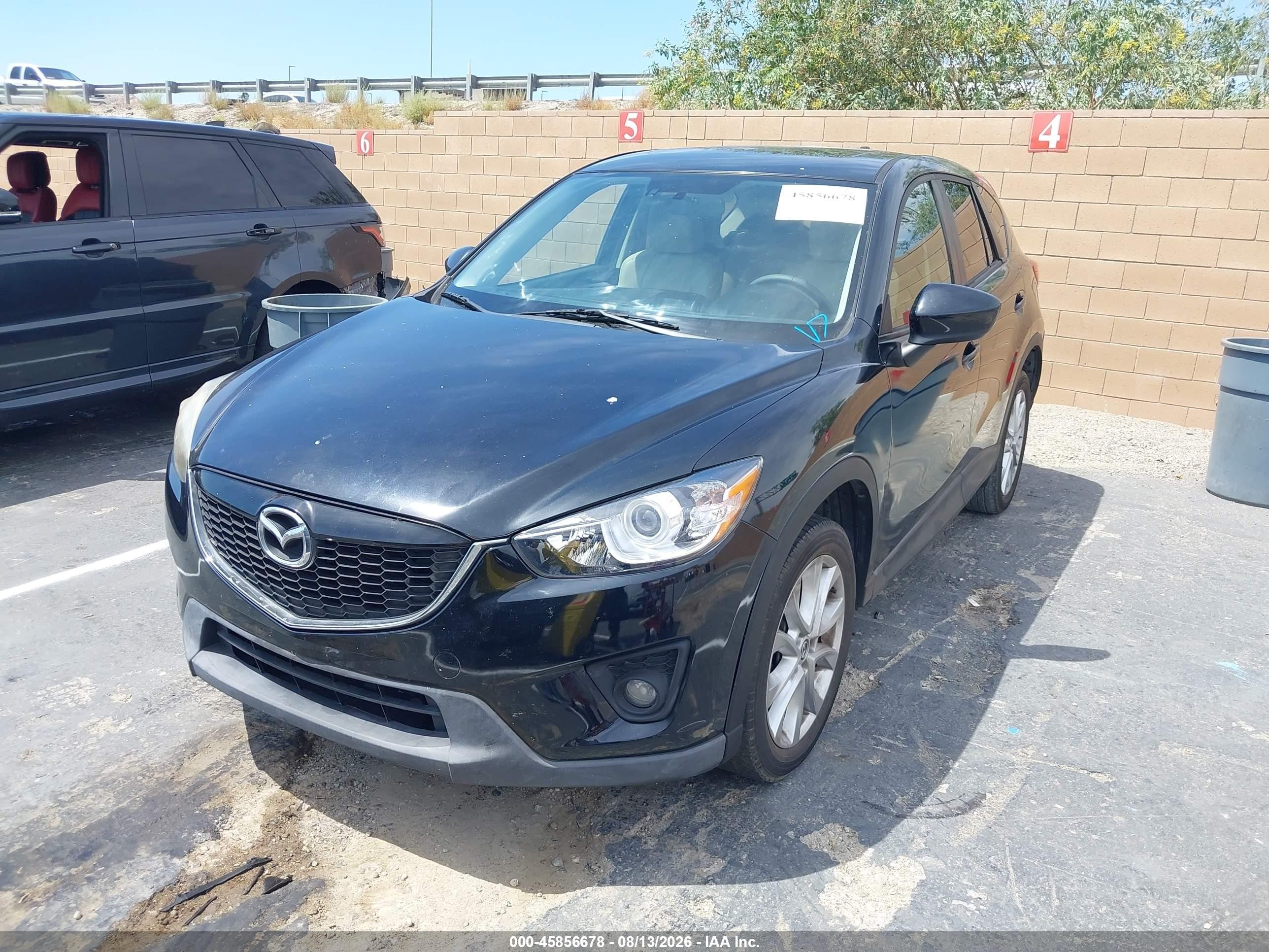 2015 Mazda Cx-5 Grand Touring Black vin: JM3KE4DY5F0456870