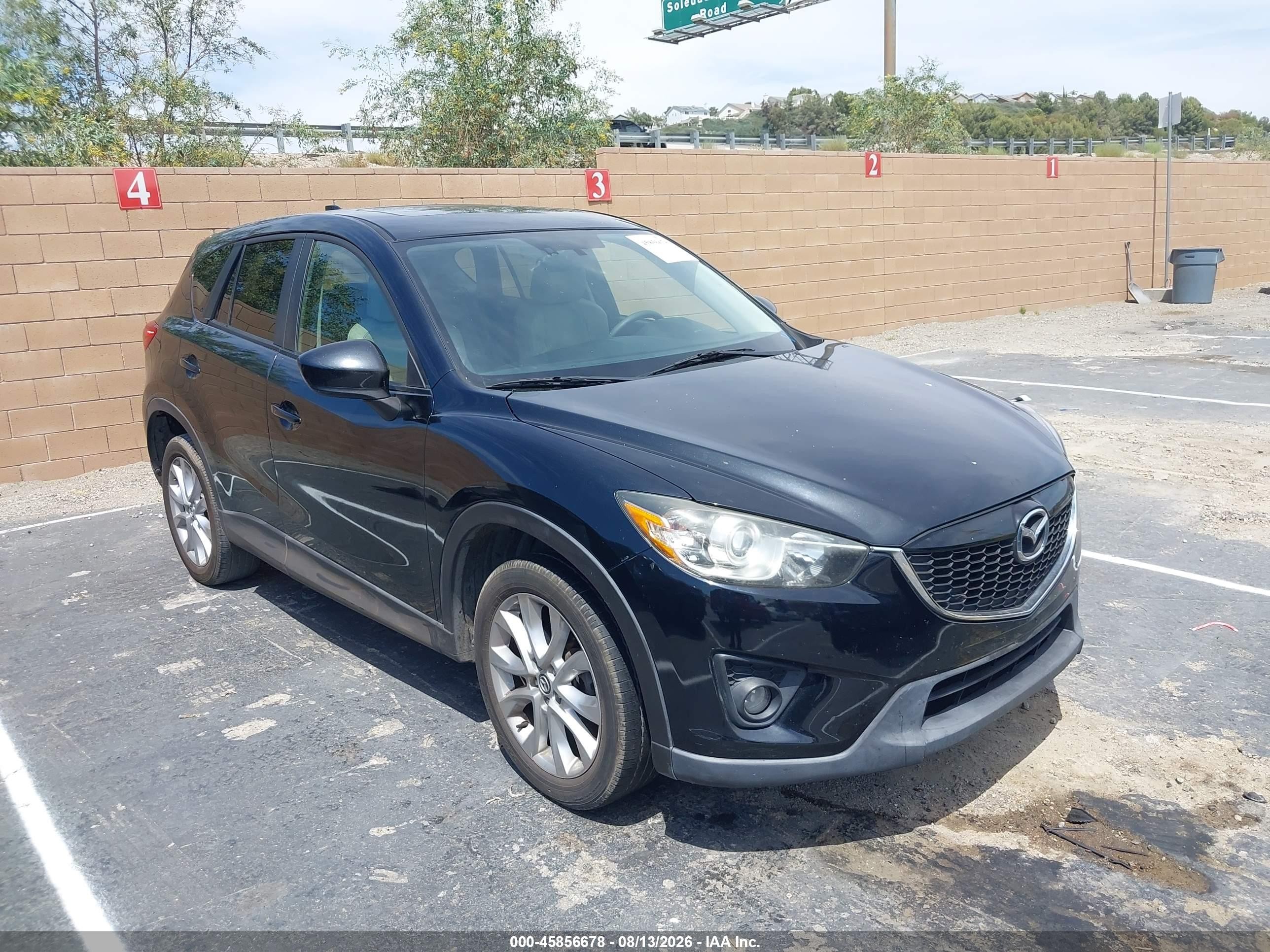 2015 Mazda Cx-5 Grand Touring Black vin: JM3KE4DY5F0456870