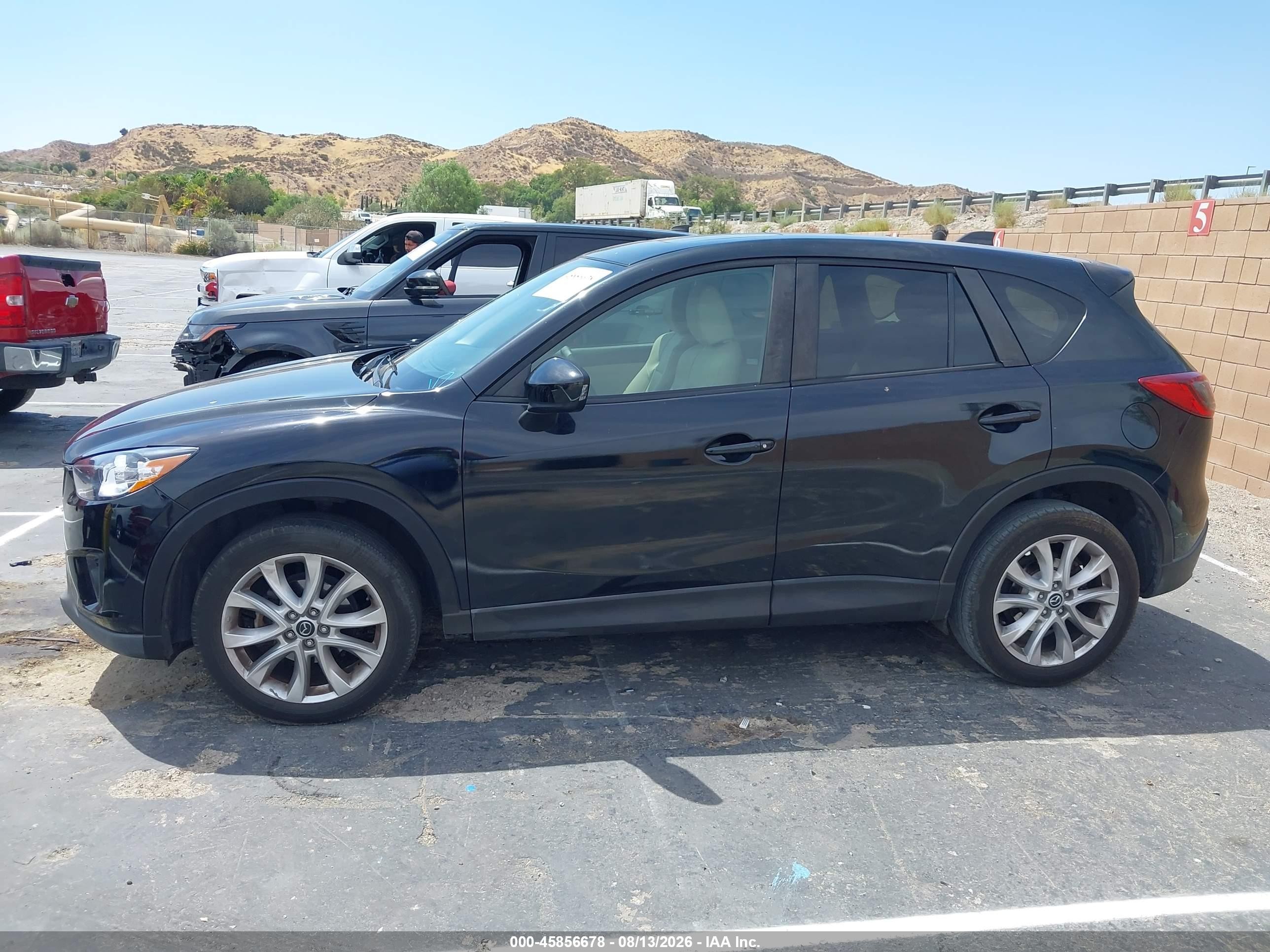 2015 Mazda Cx-5 Grand Touring Black vin: JM3KE4DY5F0456870
