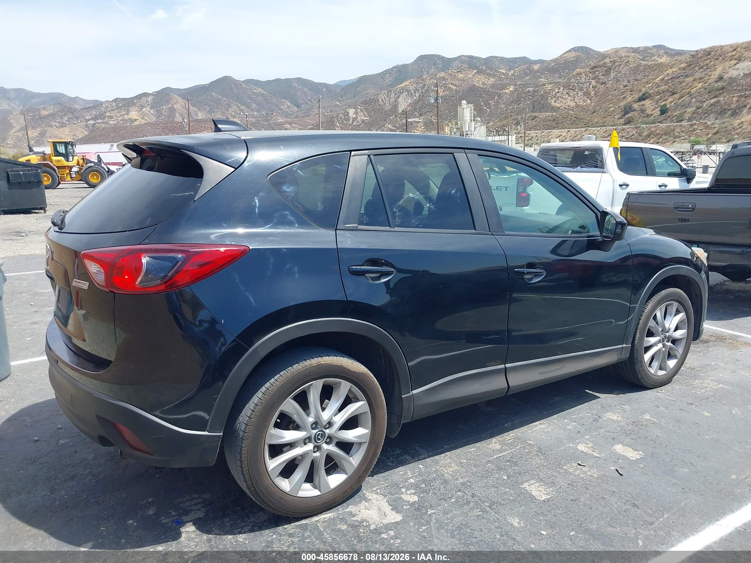 2015 Mazda Cx-5 Grand Touring Black vin: JM3KE4DY5F0456870