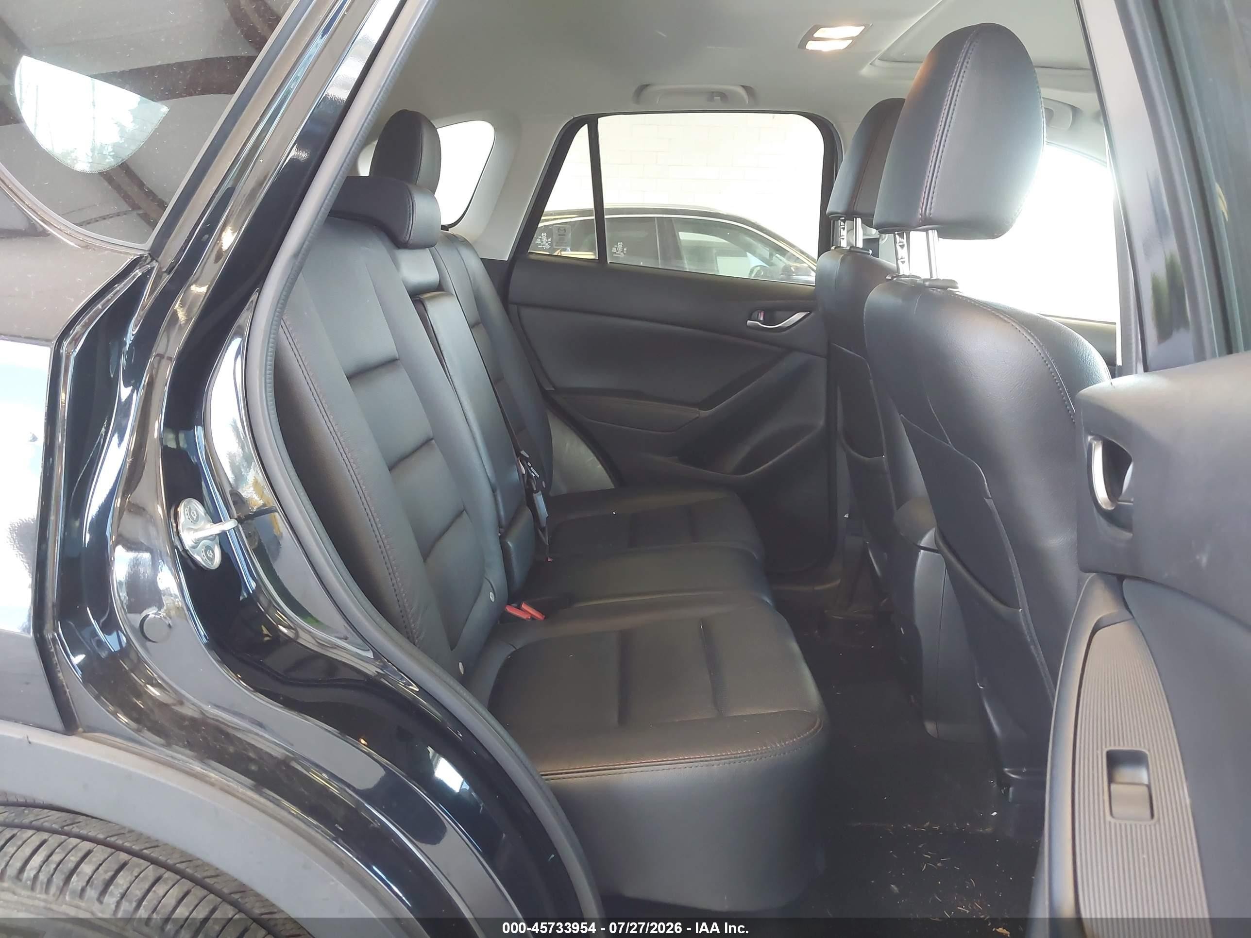 2015 Mazda Cx-5 Grand Touring Black vin: JM3KE4DY5F0471630