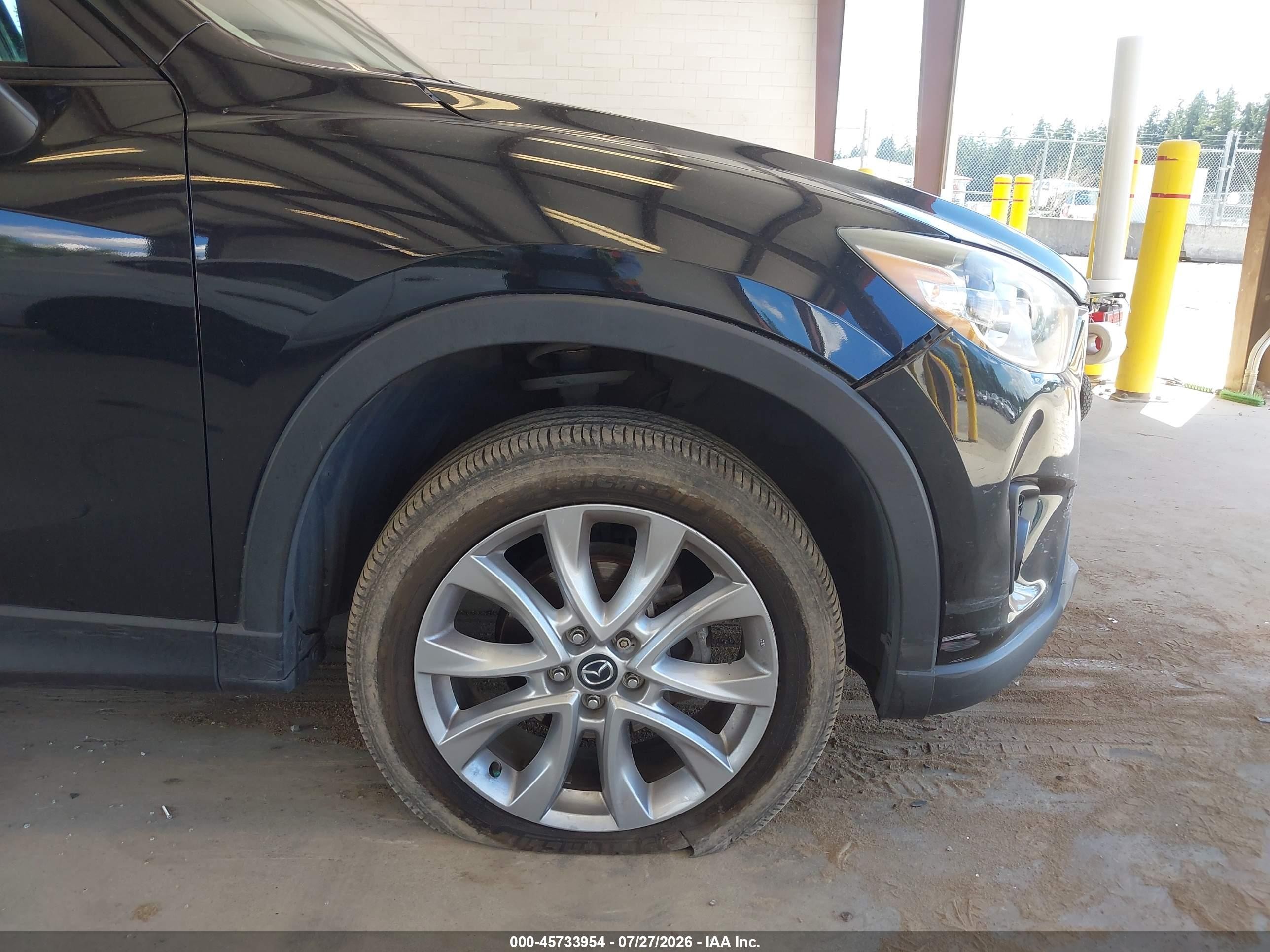 2015 Mazda Cx-5 Grand Touring Black vin: JM3KE4DY5F0471630