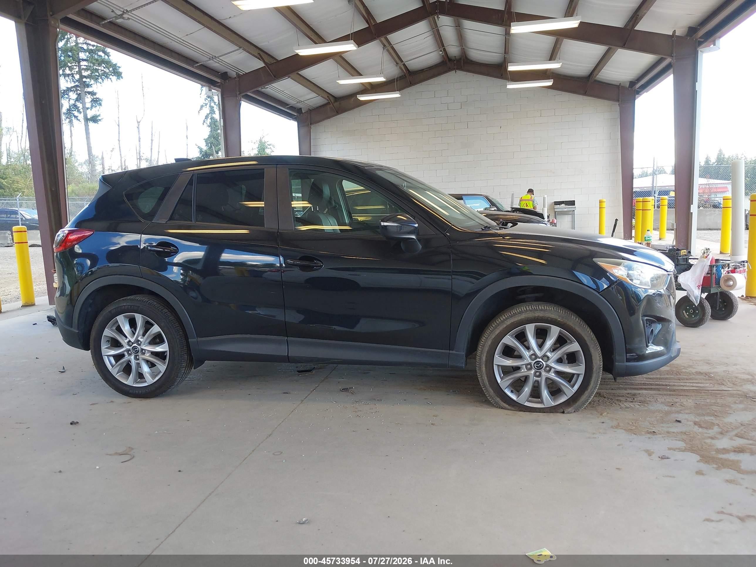 2015 Mazda Cx-5 Grand Touring Black vin: JM3KE4DY5F0471630