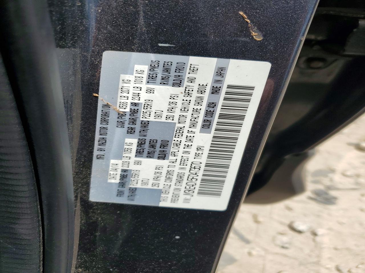 2015 Mazda Cx-5 Gt Gray vin: JM3KE4DY5F0473670