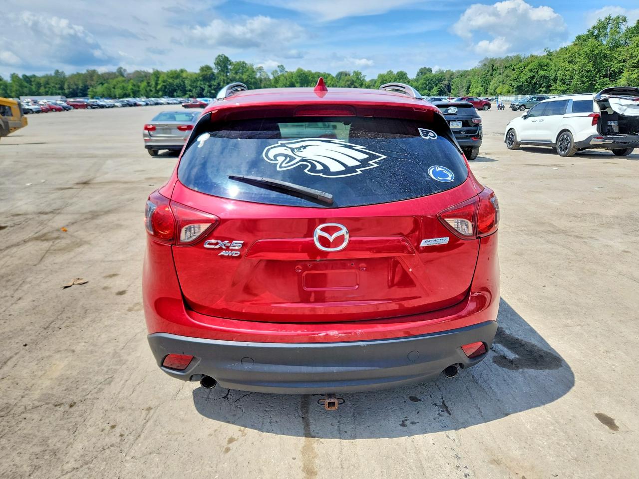 2015 Mazda Cx-5 Gt Burgundy vin: JM3KE4DY5F0540820