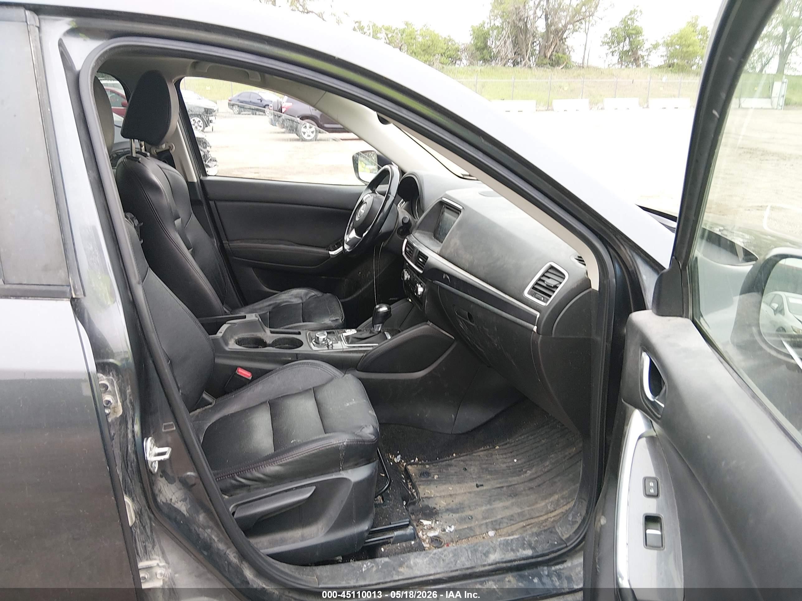 2016 Mazda Cx-5 Grand Touring Black vin: JM3KE4DY5G0753901