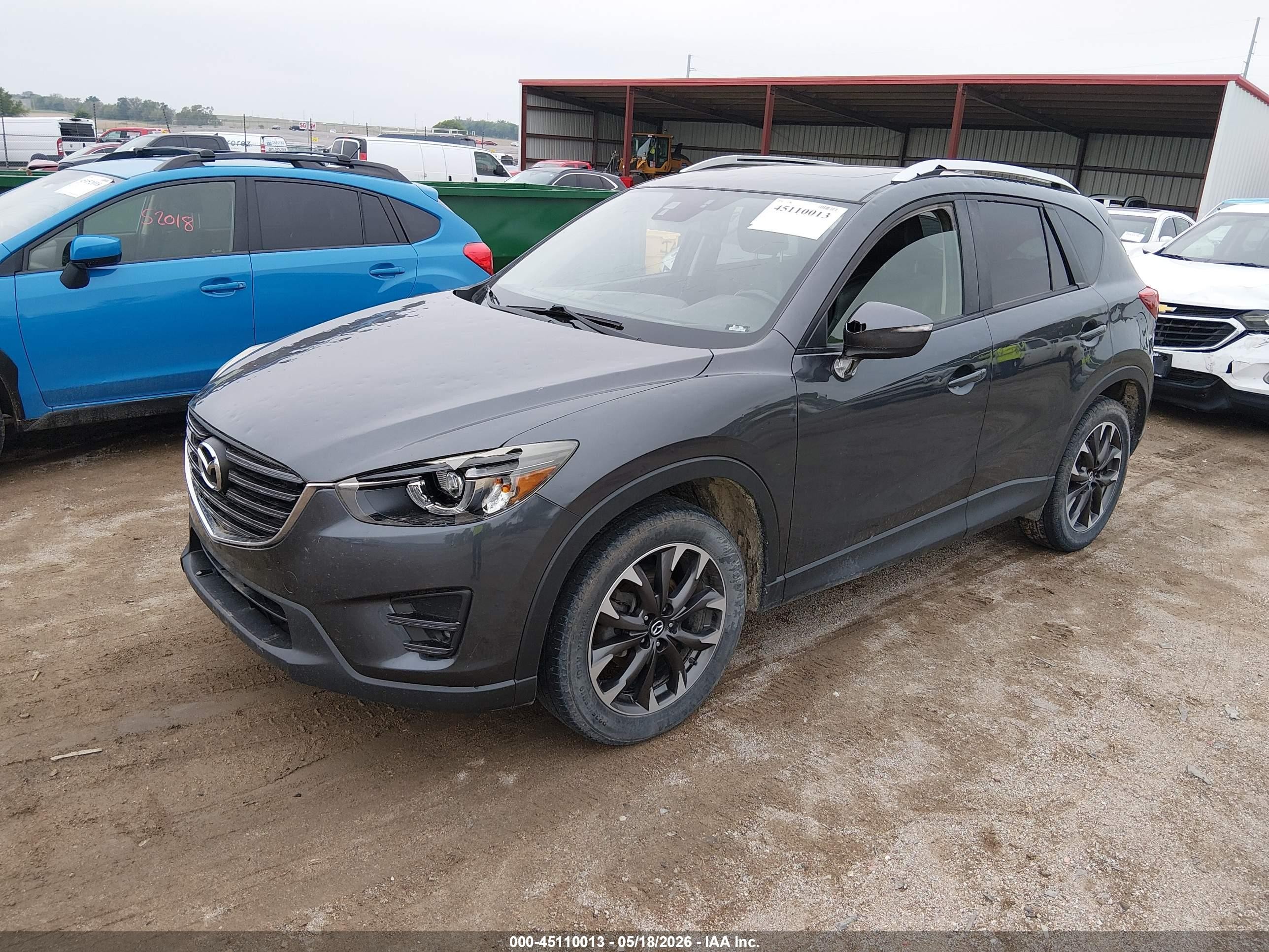 2016 Mazda Cx-5 Grand Touring Black vin: JM3KE4DY5G0753901
