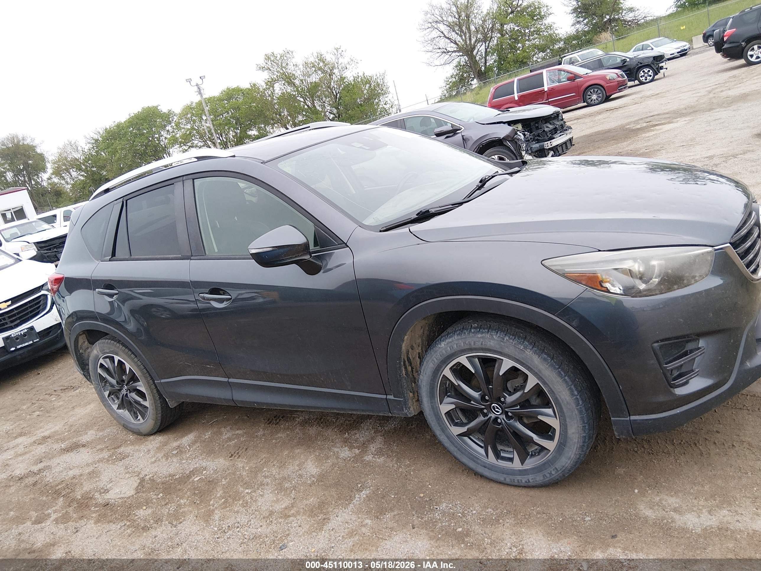 2016 Mazda Cx-5 Grand Touring Black vin: JM3KE4DY5G0753901