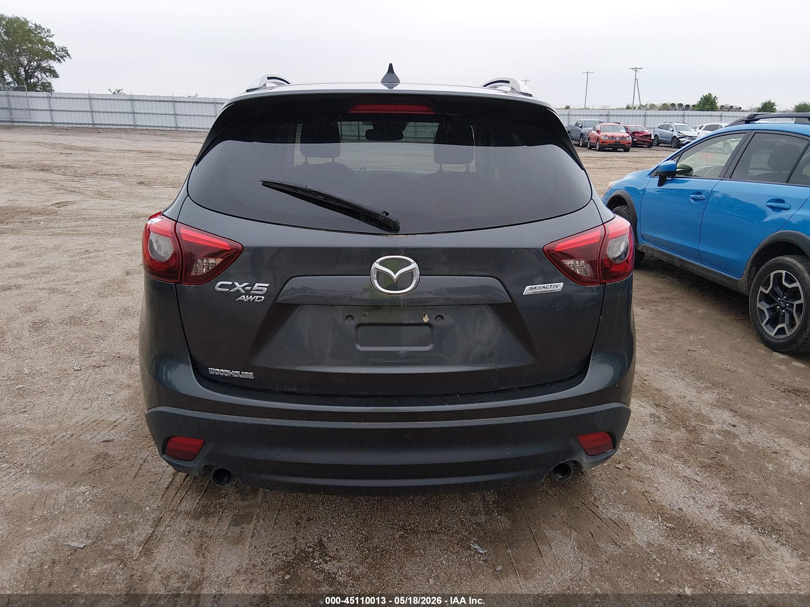 2016 Mazda Cx-5 Grand Touring Black vin: JM3KE4DY5G0753901