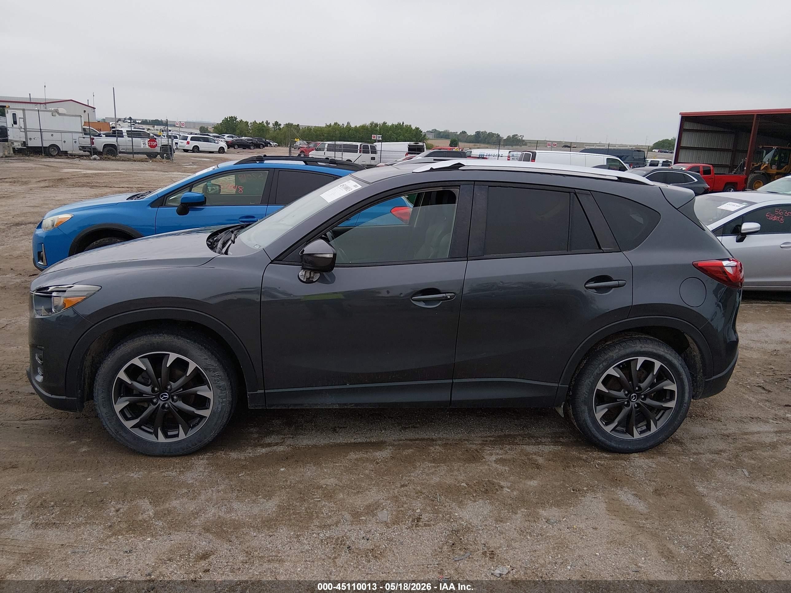 2016 Mazda Cx-5 Grand Touring Black vin: JM3KE4DY5G0753901