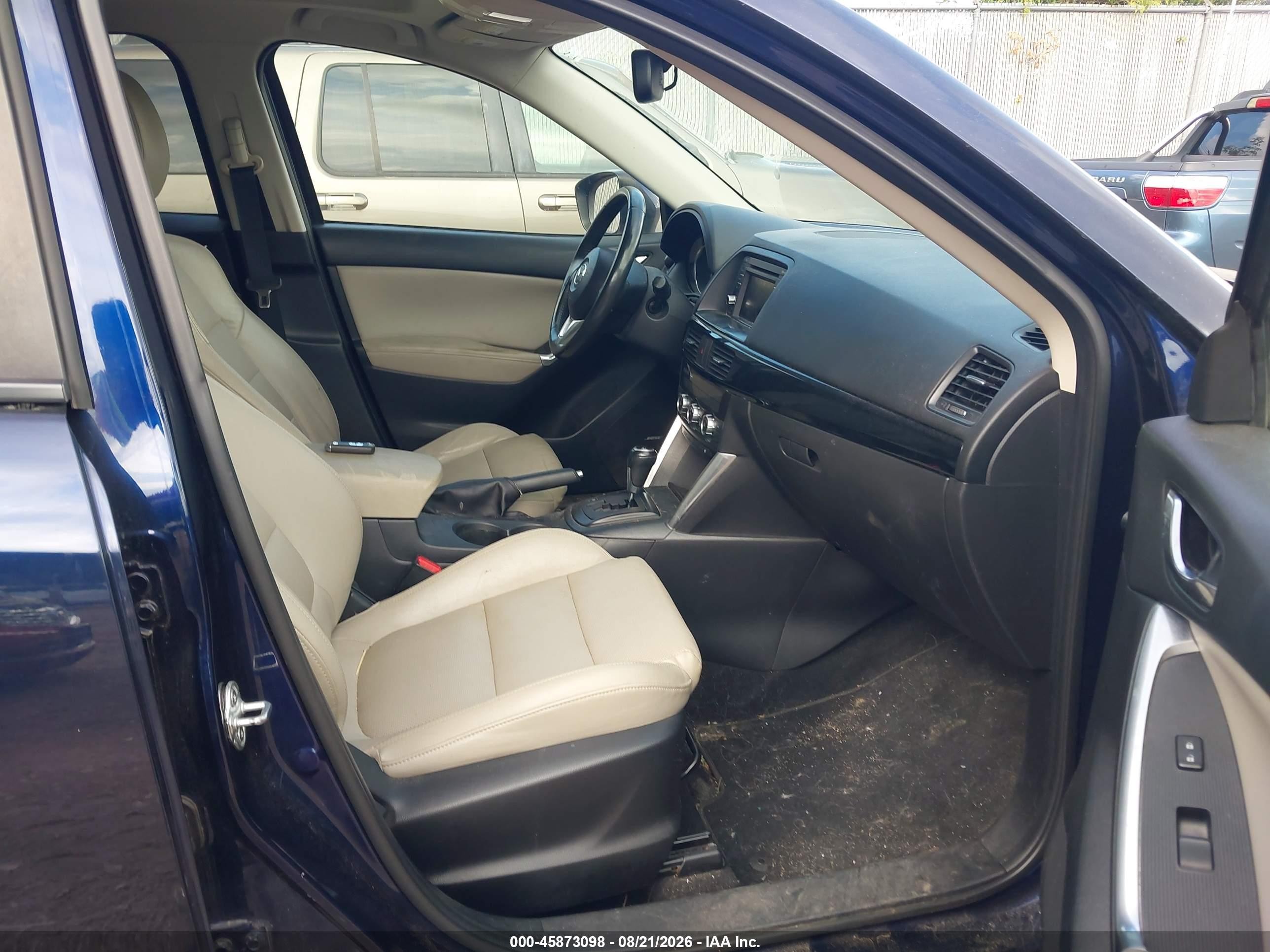 2014 Mazda Cx-5 Grand Touring Dark Blue vin: JM3KE4DY6E0311089