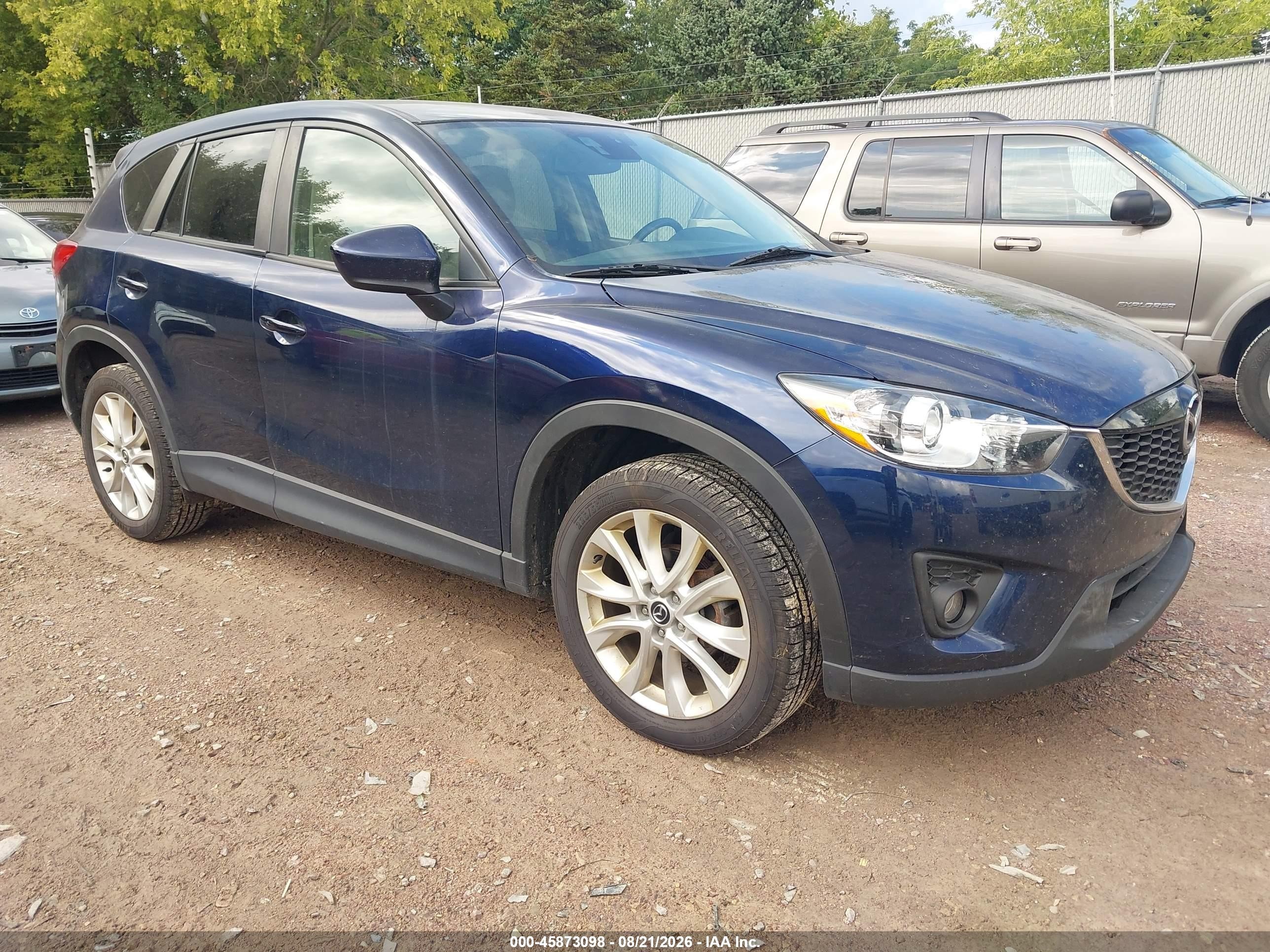 2014 Mazda Cx-5 Grand Touring Dark Blue vin: JM3KE4DY6E0311089