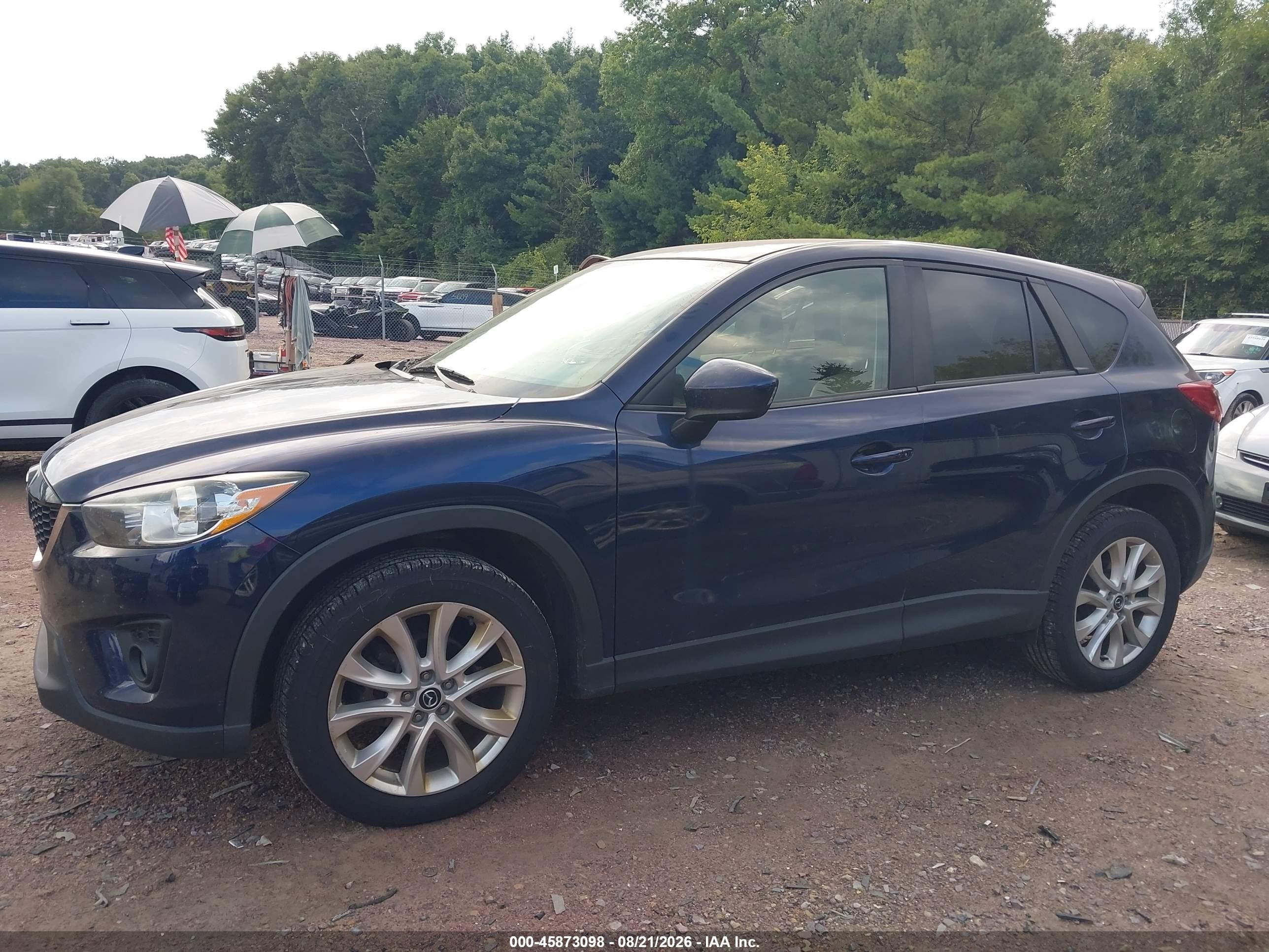 2014 Mazda Cx-5 Grand Touring Dark Blue vin: JM3KE4DY6E0311089